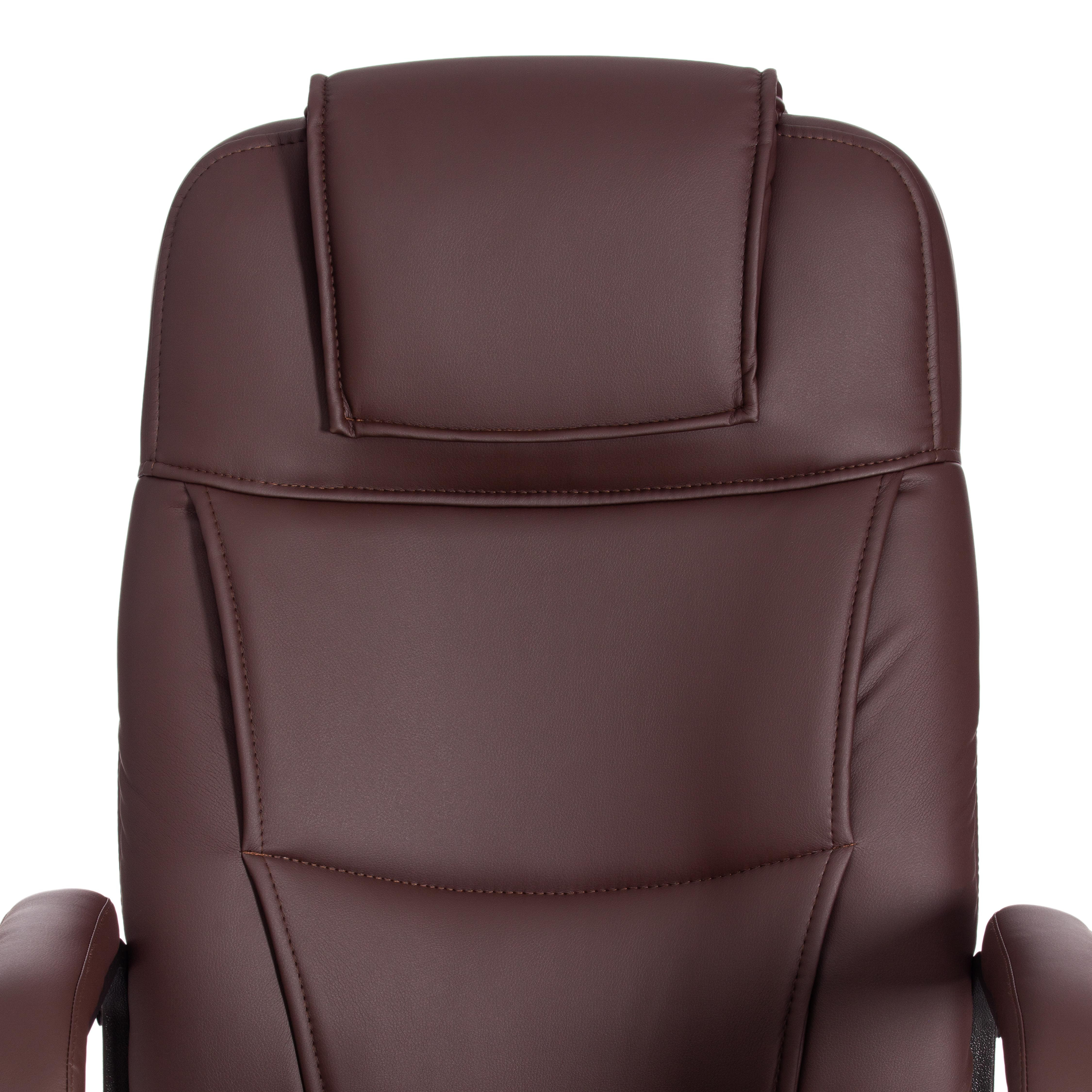 Кресло BERGAMO (22) кож/зам, коричневый, 36-36