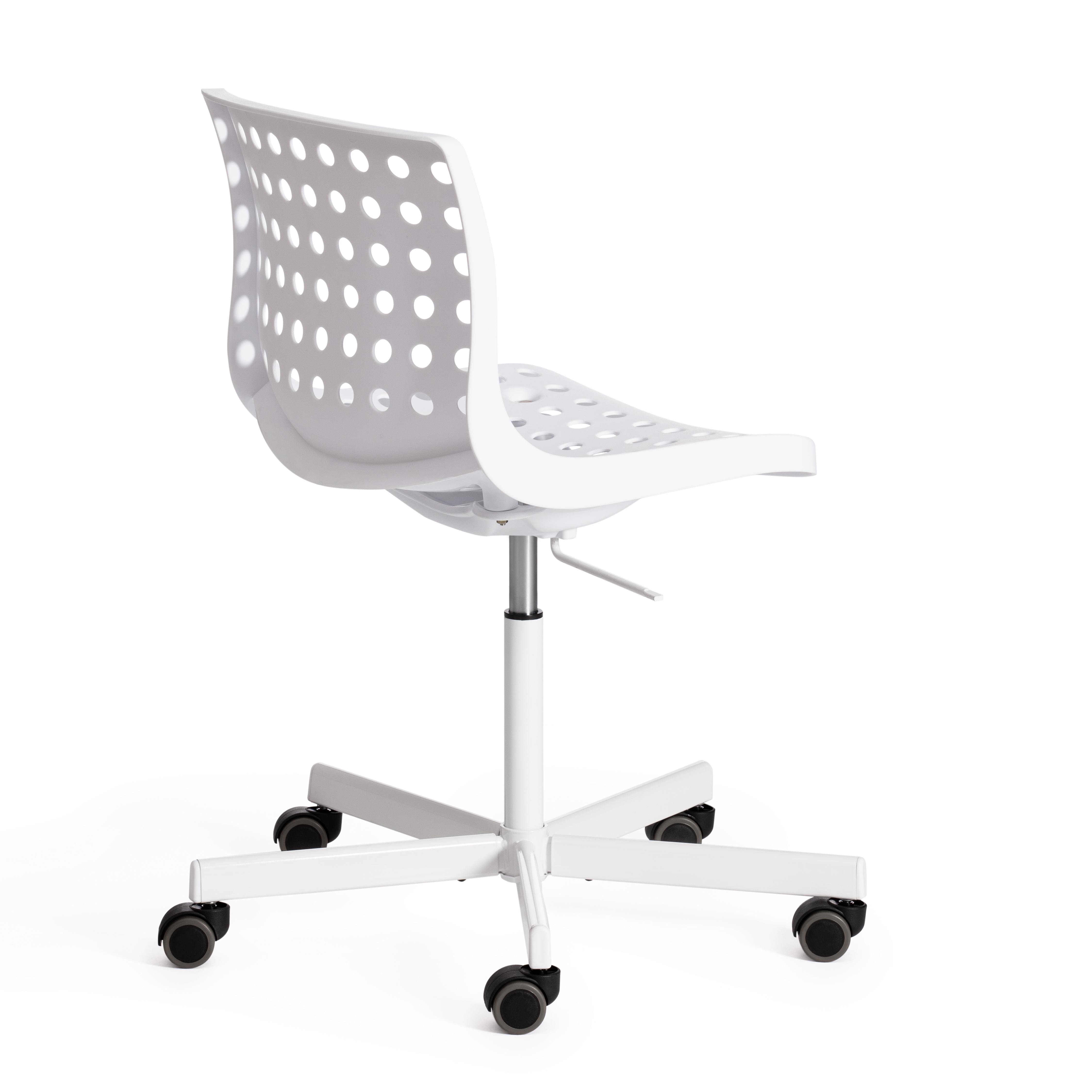 Офисное кресло SKALBERG OFFICE (mod. C-084-B) металл/пластик, 46 х 59 х 75-90 см, White (белый)