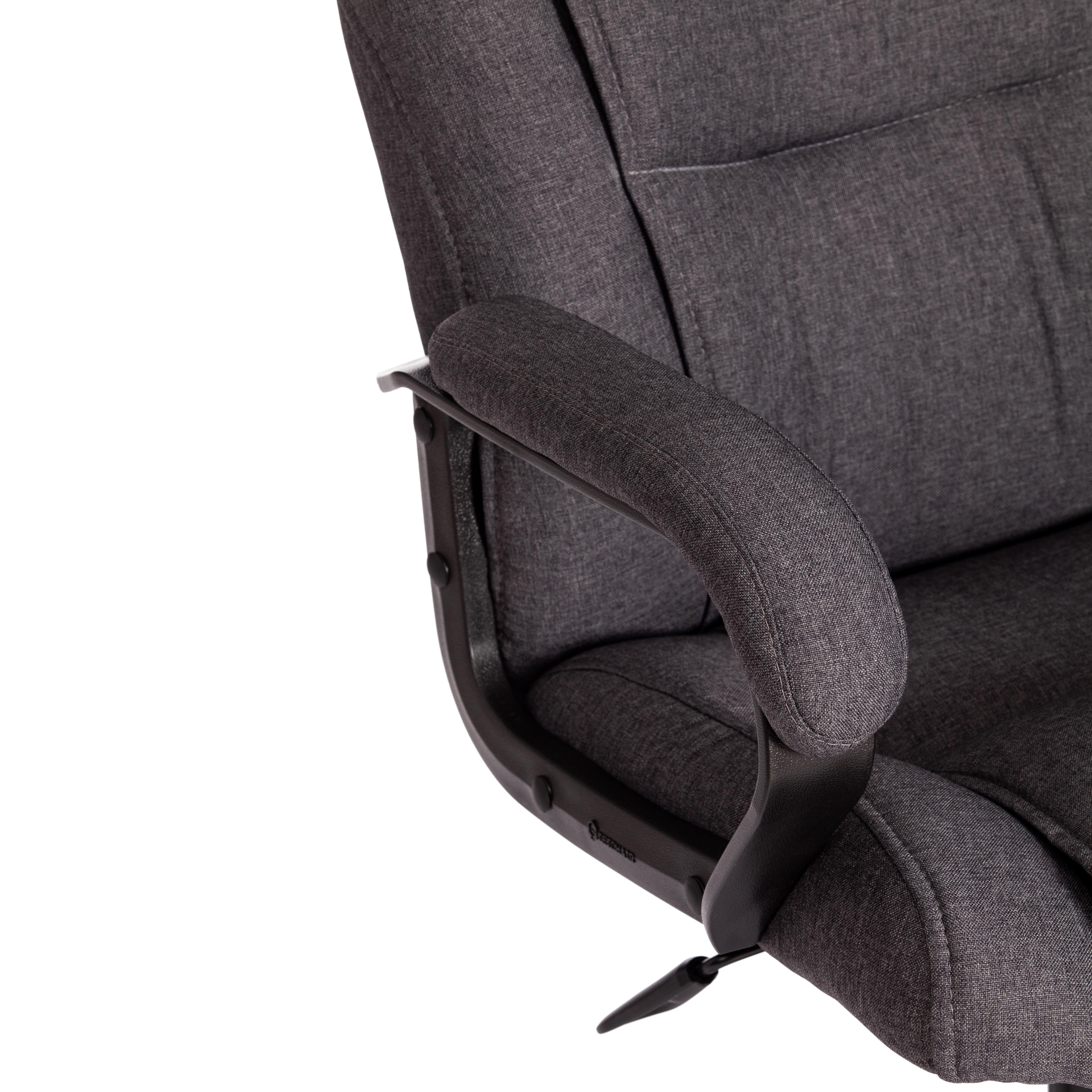 Кресло BERGAMO хром (22) ткань, темно-серый, F68