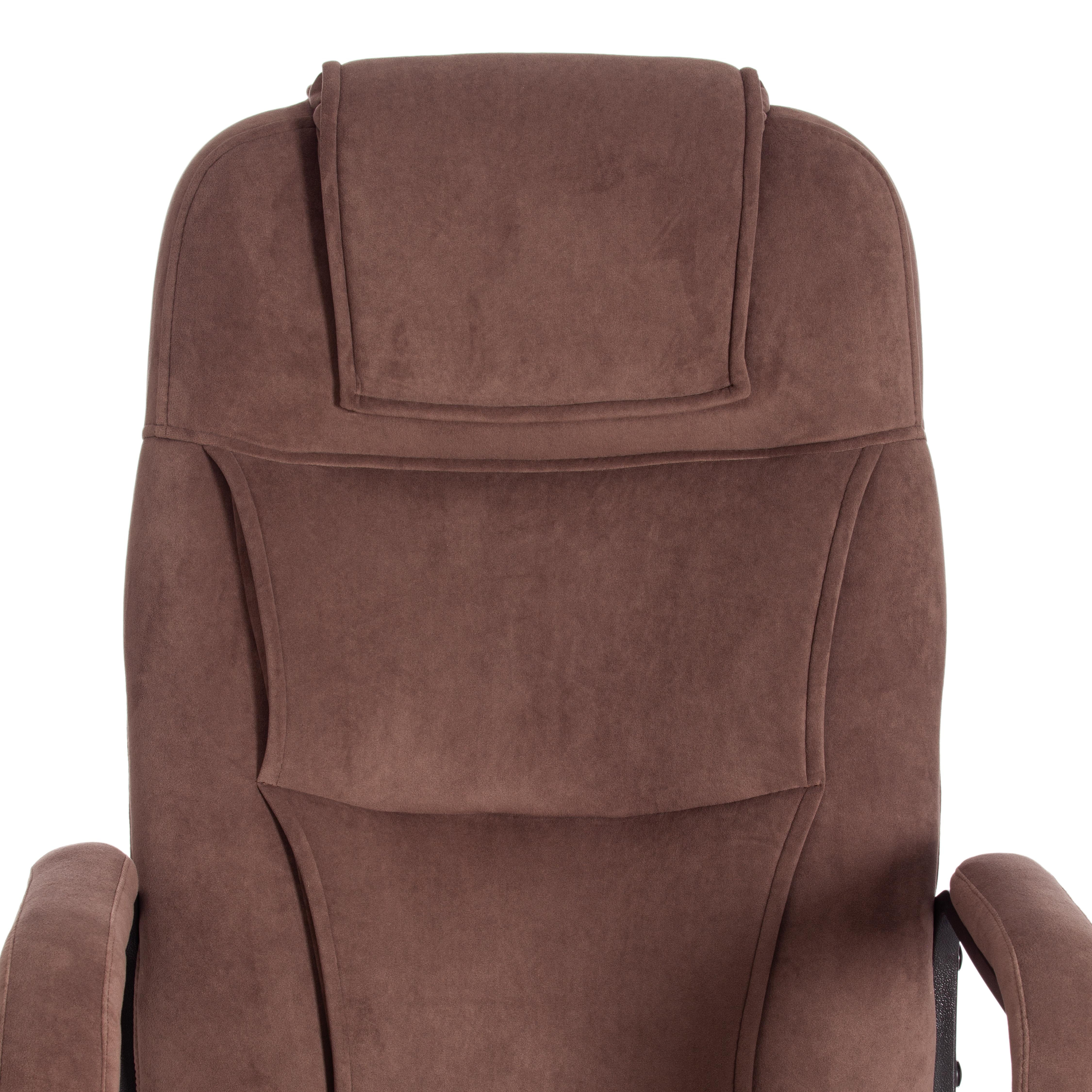 Кресло BERGAMO хром (22) флок , коричневый, 6