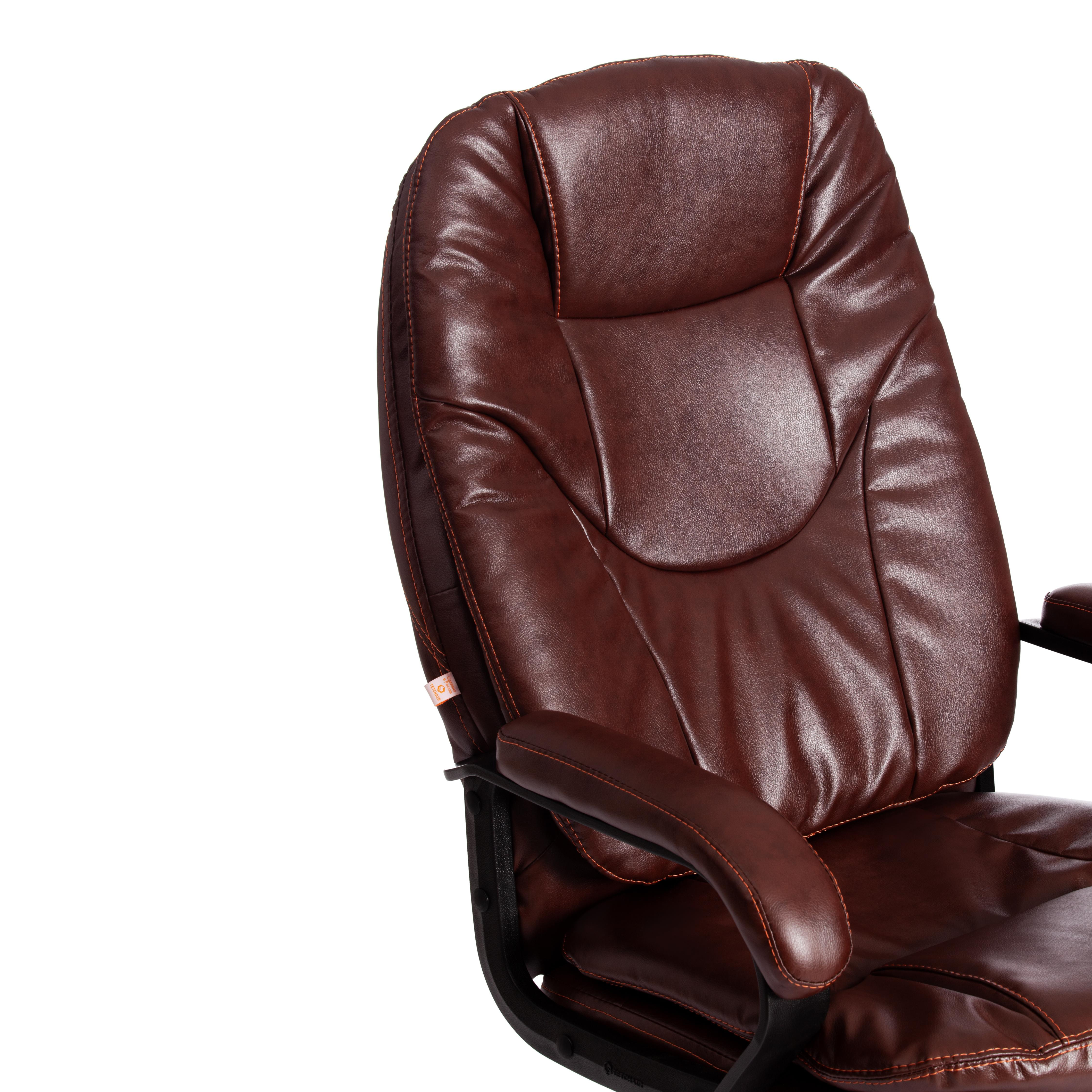 Кресло COMFORT LT (22) кож/зам, коричневый, 2 TONE