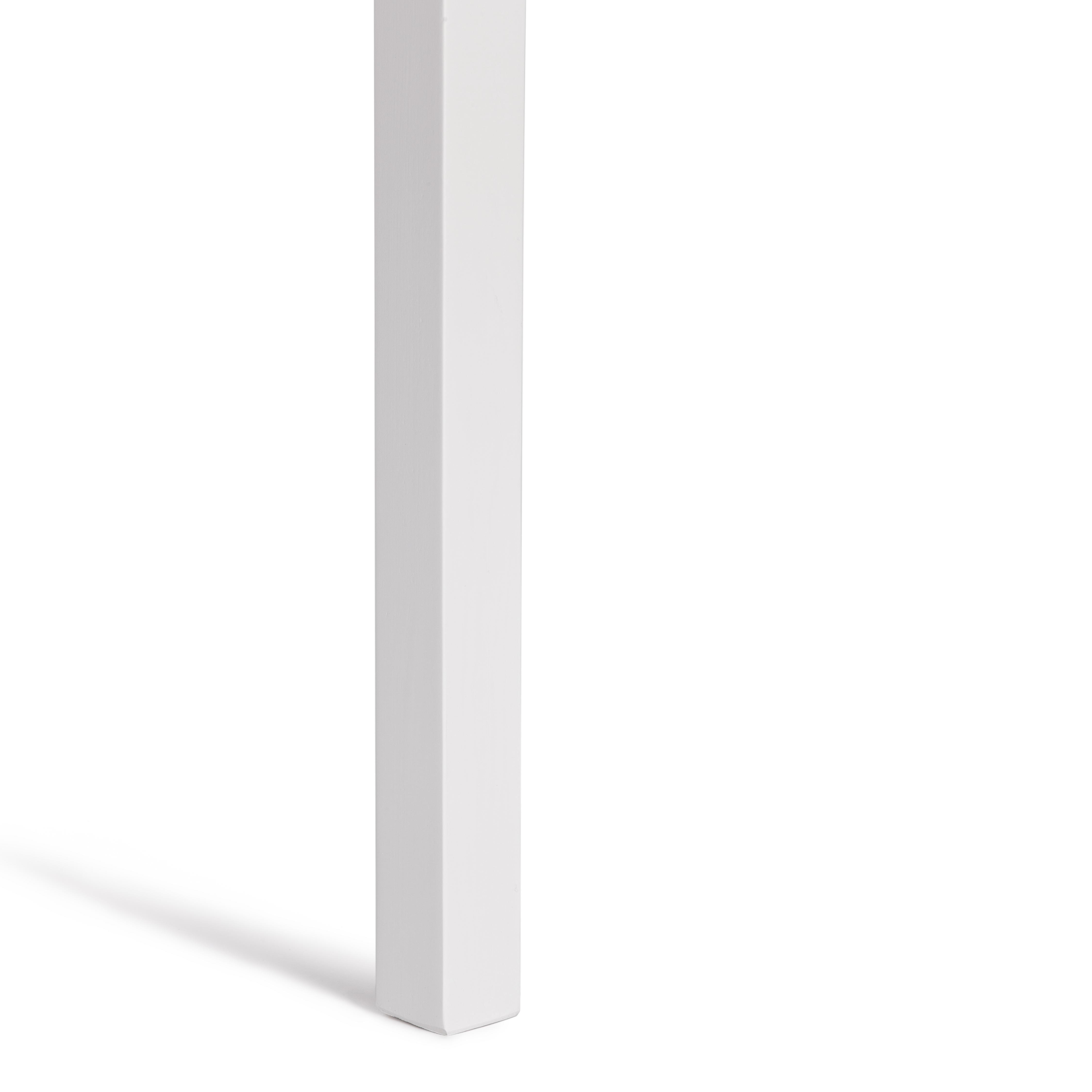 Стол MOSS бук, мдф, 68 х 124 х 77 см, white (белый)