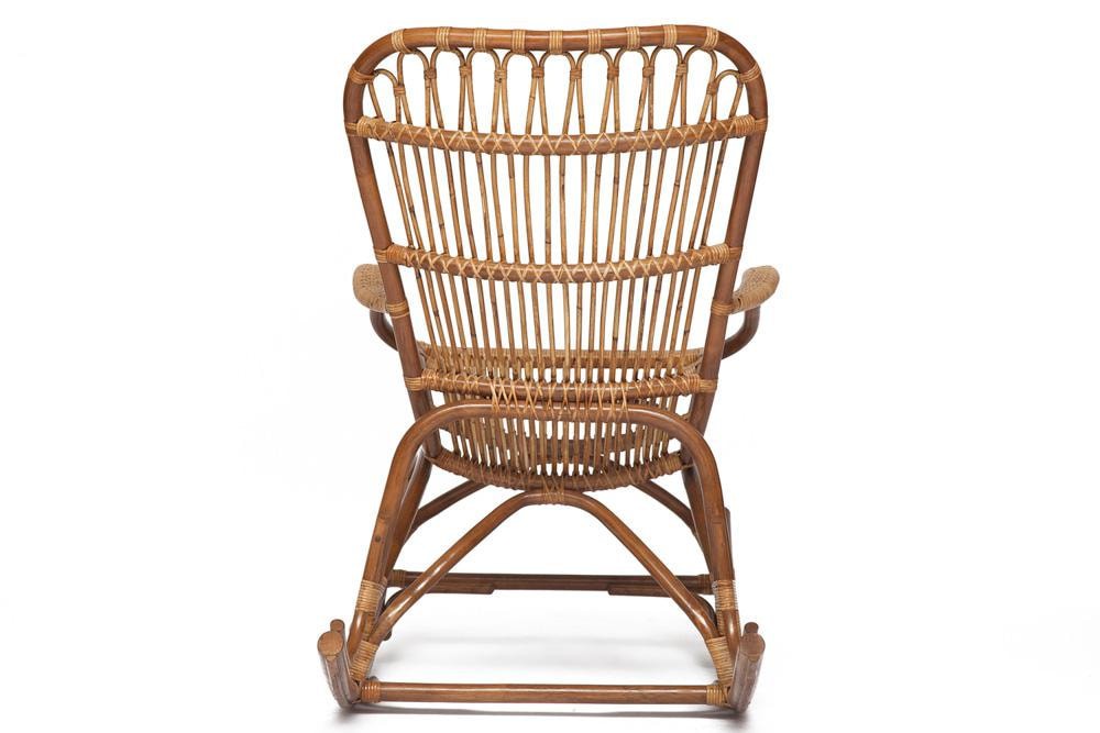 Кресло-качалка Secret De Maison Andersen (mod. 01 5086RC/1-1) натуральный ротанг, 69х99х93см, светлый мед/матовый