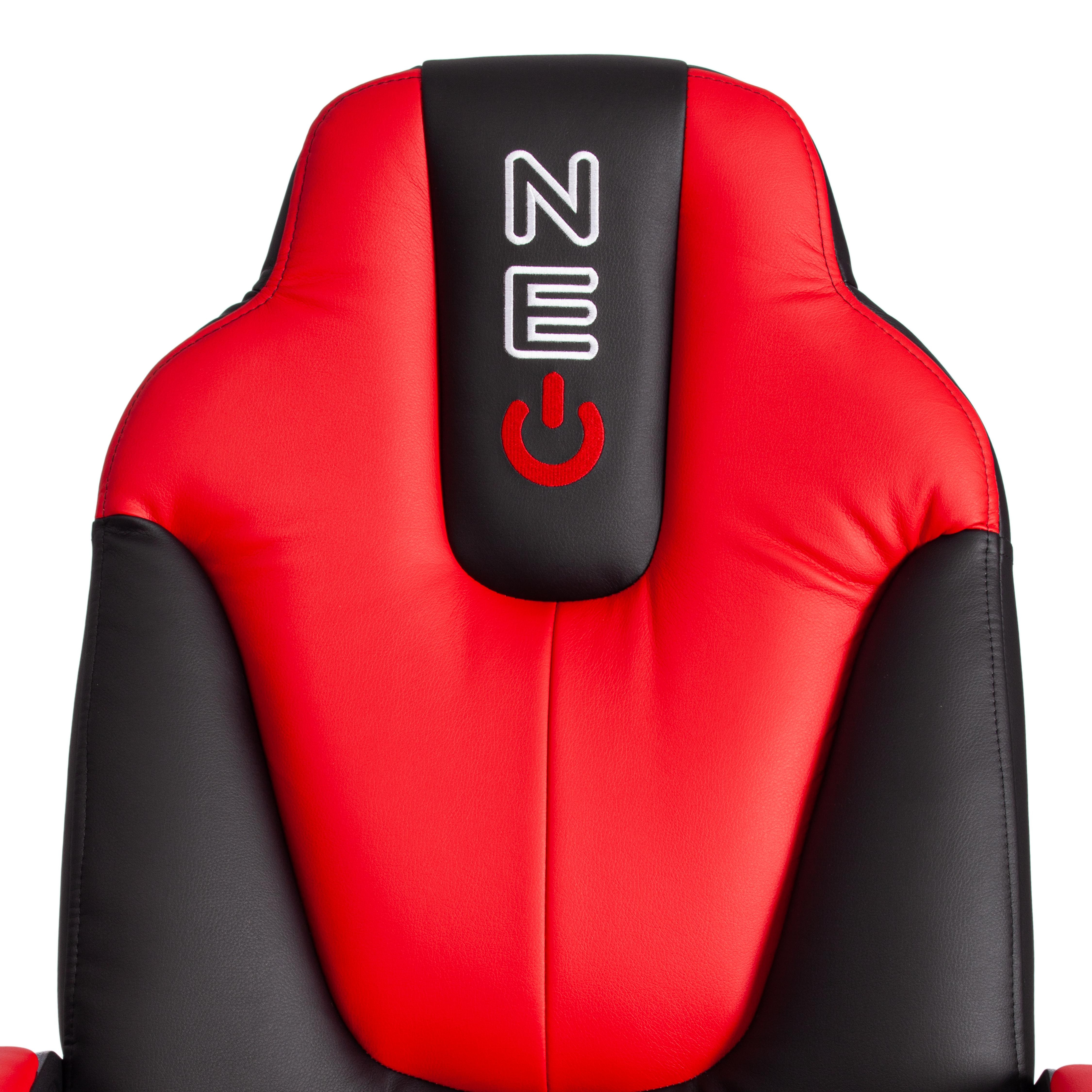 Кресло NEO 2 (22) кож/зам, черный/красный, 36-6/36-161