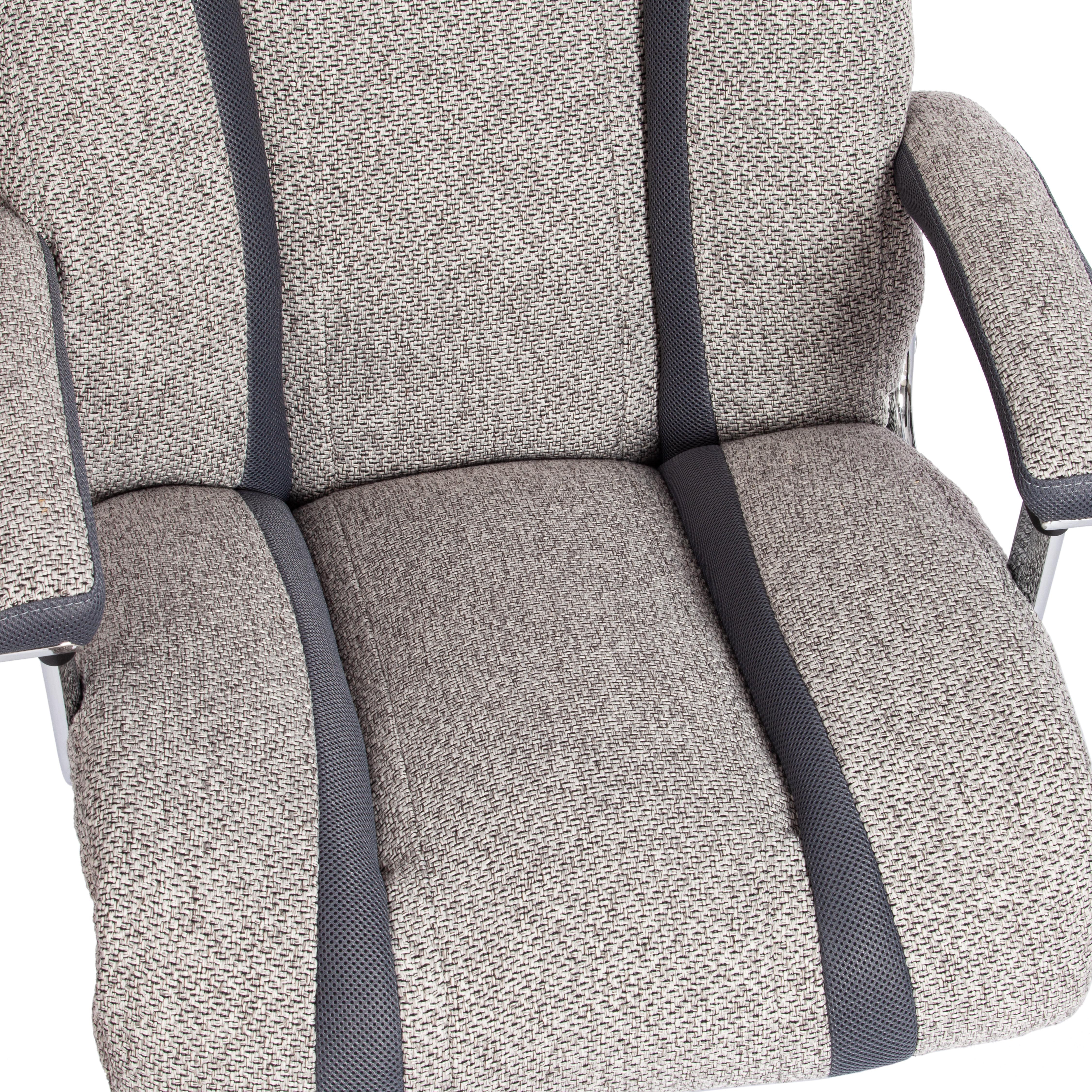 Кресло Trust (max) ткань, серый/серый, MJ190-21/TW-12