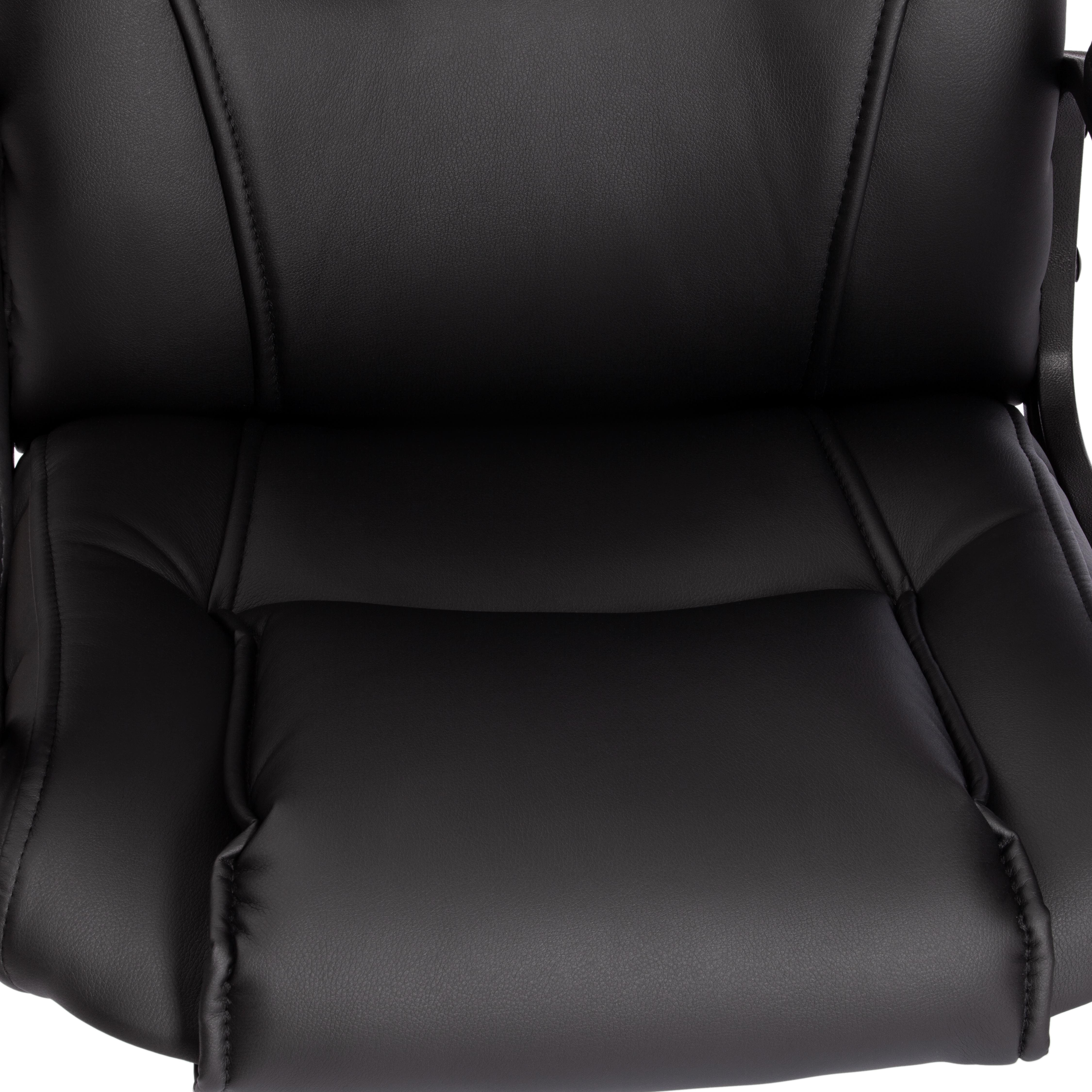 Кресло Easy Chair Priority хром кож/зам, черный, 36-6
