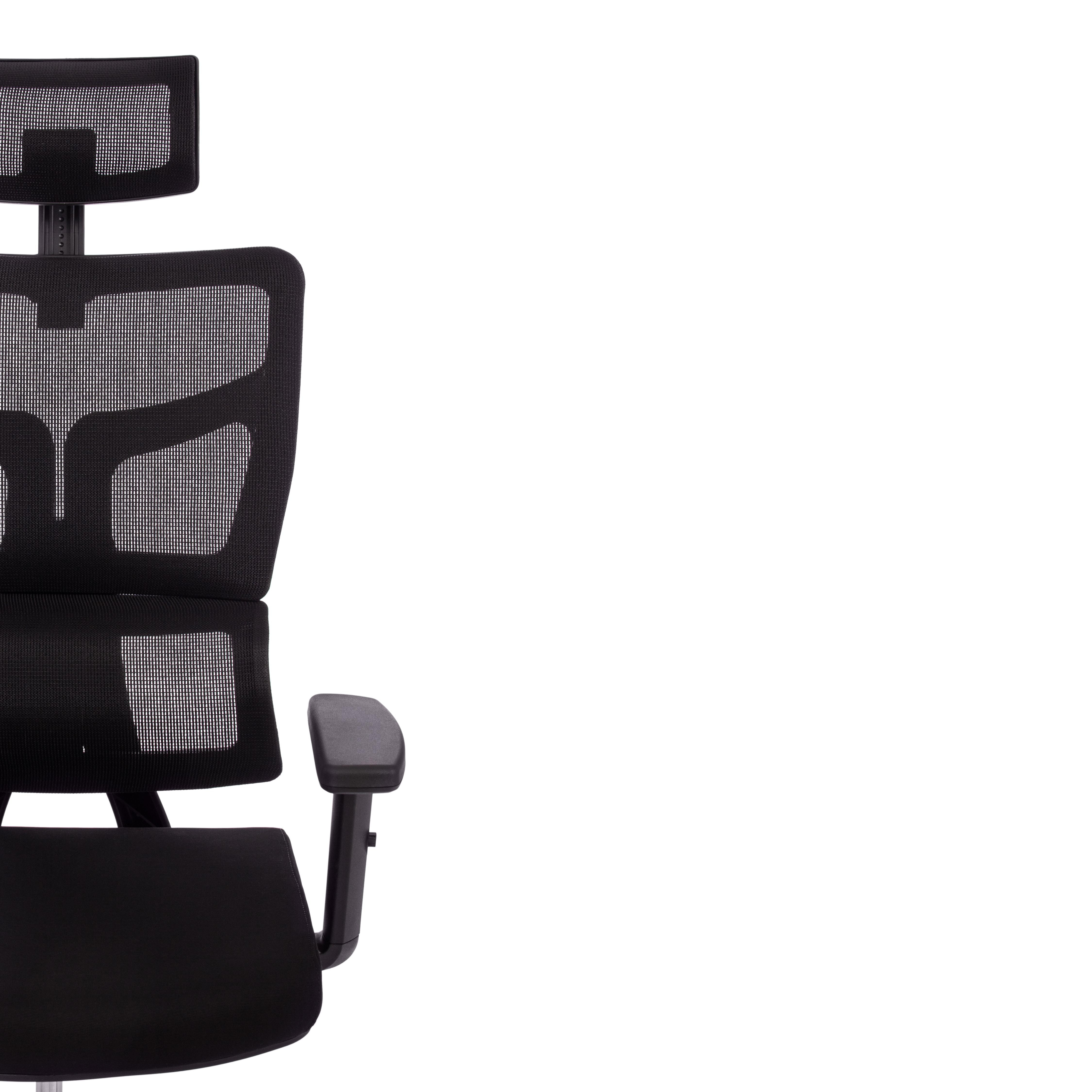 Кресло MESH-11HR ткань/сетка, черный