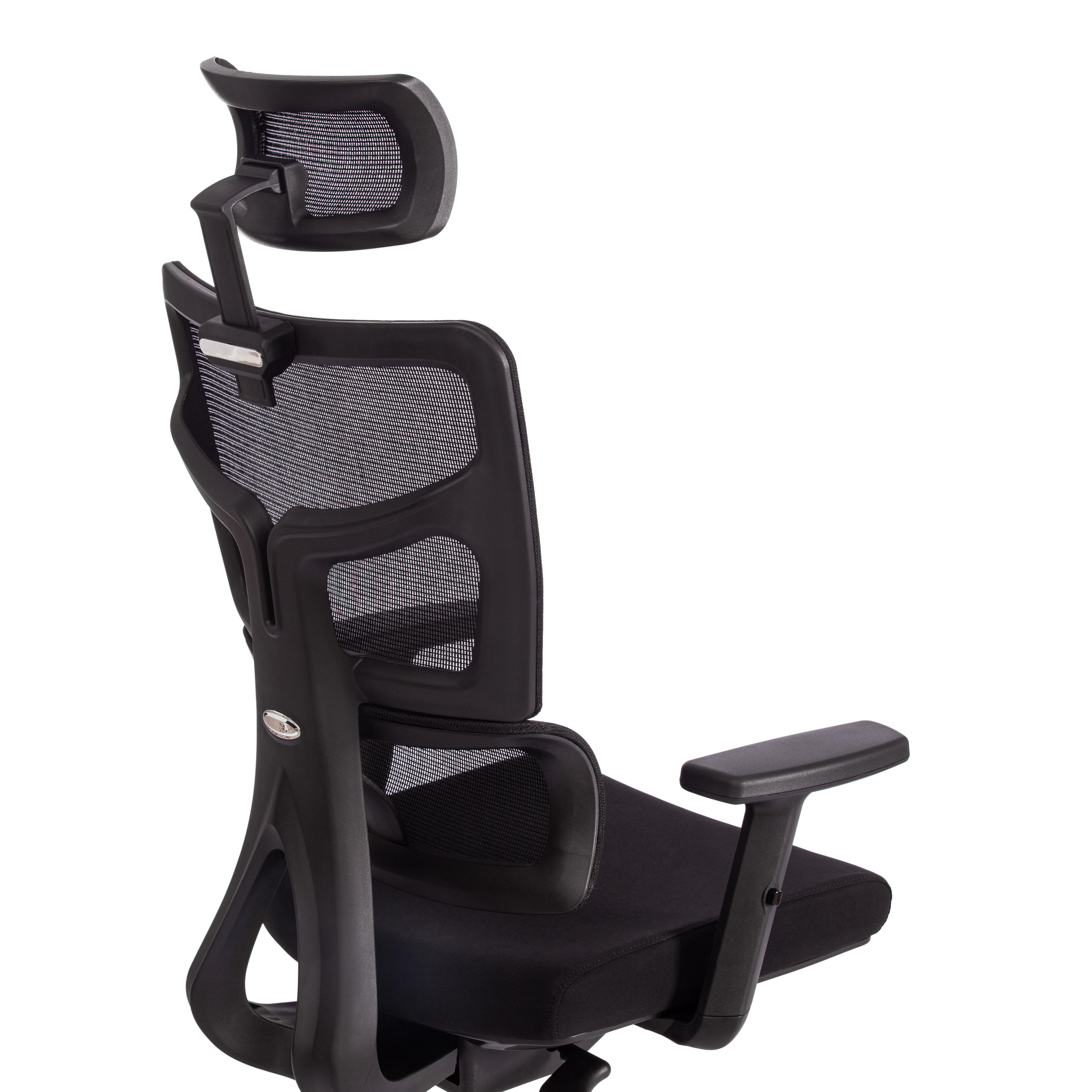Кресло MESH-11HR ткань/сетка, черный