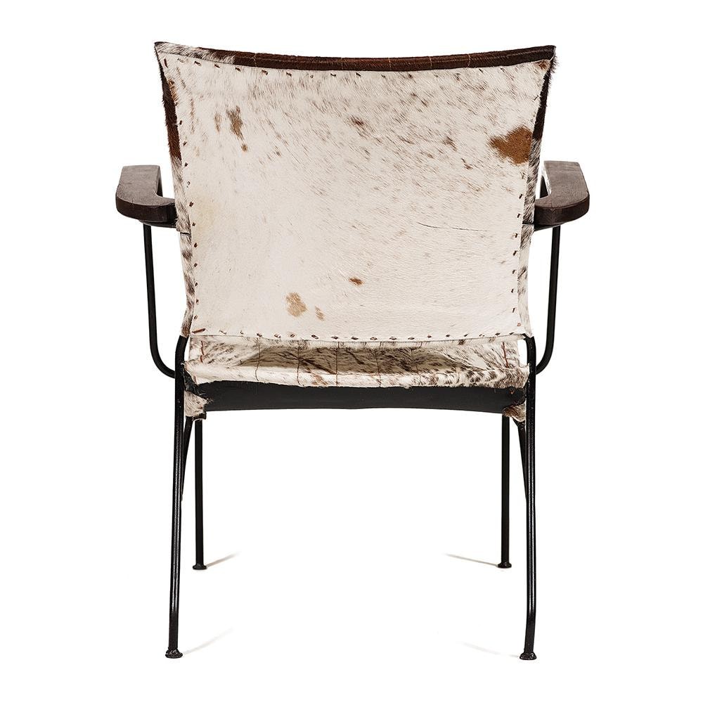 Кресло Secret De Maison MAJOR RODEO ( mod. M-12887 ) металл/шкура буйвола, 66х64х74см, коричневый