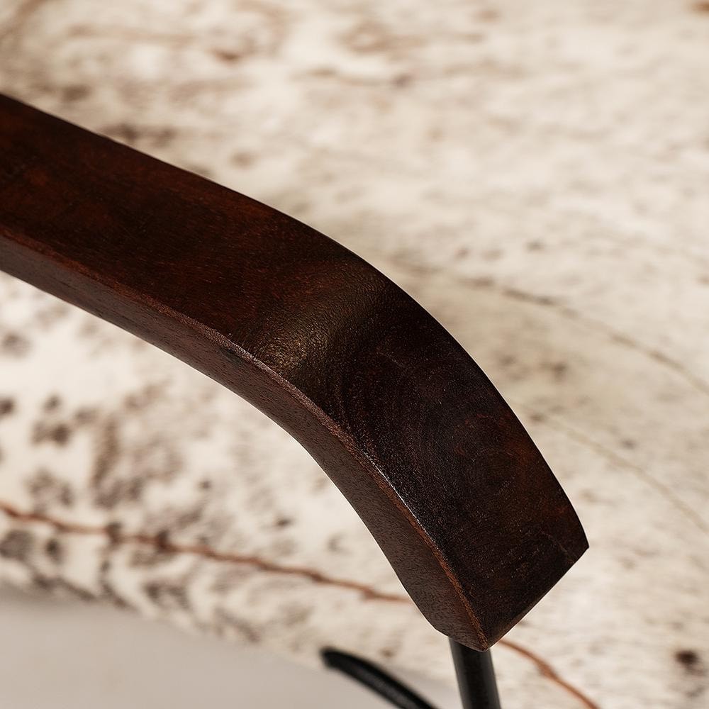 Кресло Secret De Maison MAJOR RODEO ( mod. M-12887 ) металл/шкура буйвола, 66х64х74см, коричневый