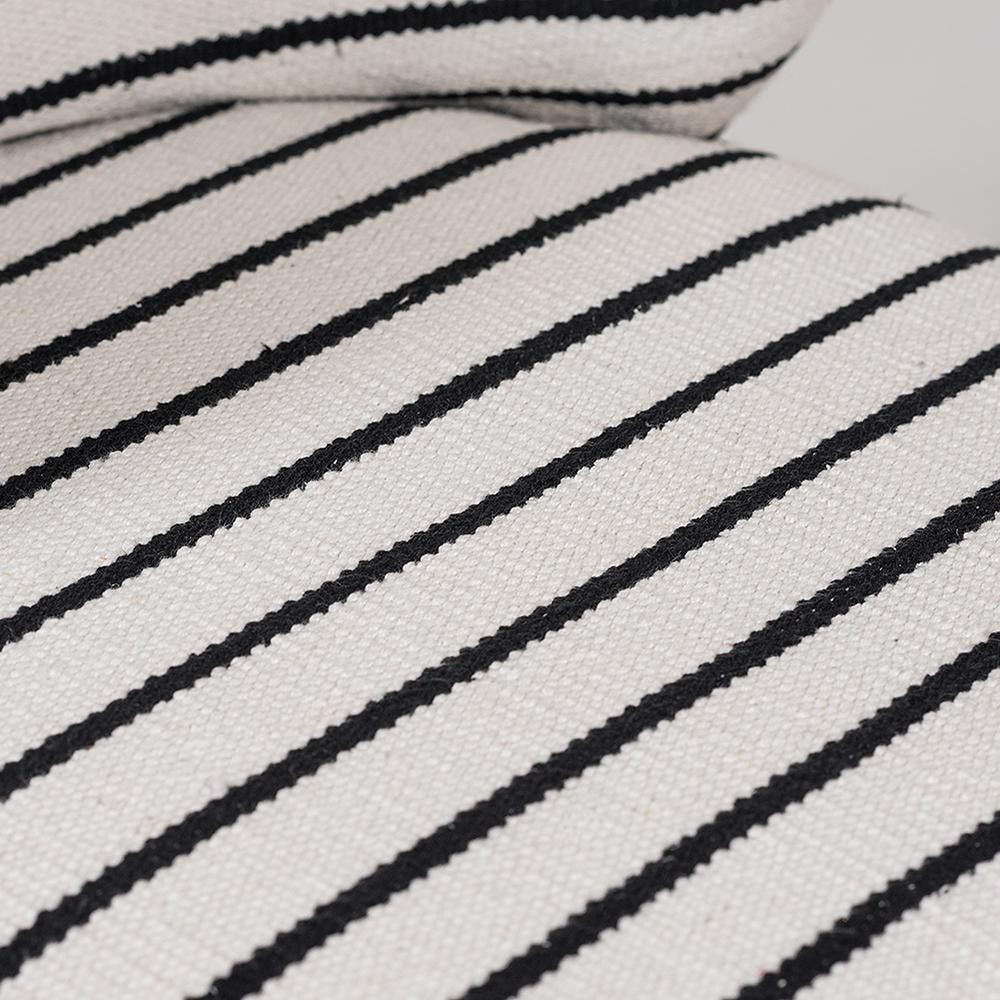 Кресло Secret De Maison BOLZANO хлопок/дерево манго, 65х63х77см, black/white stripes