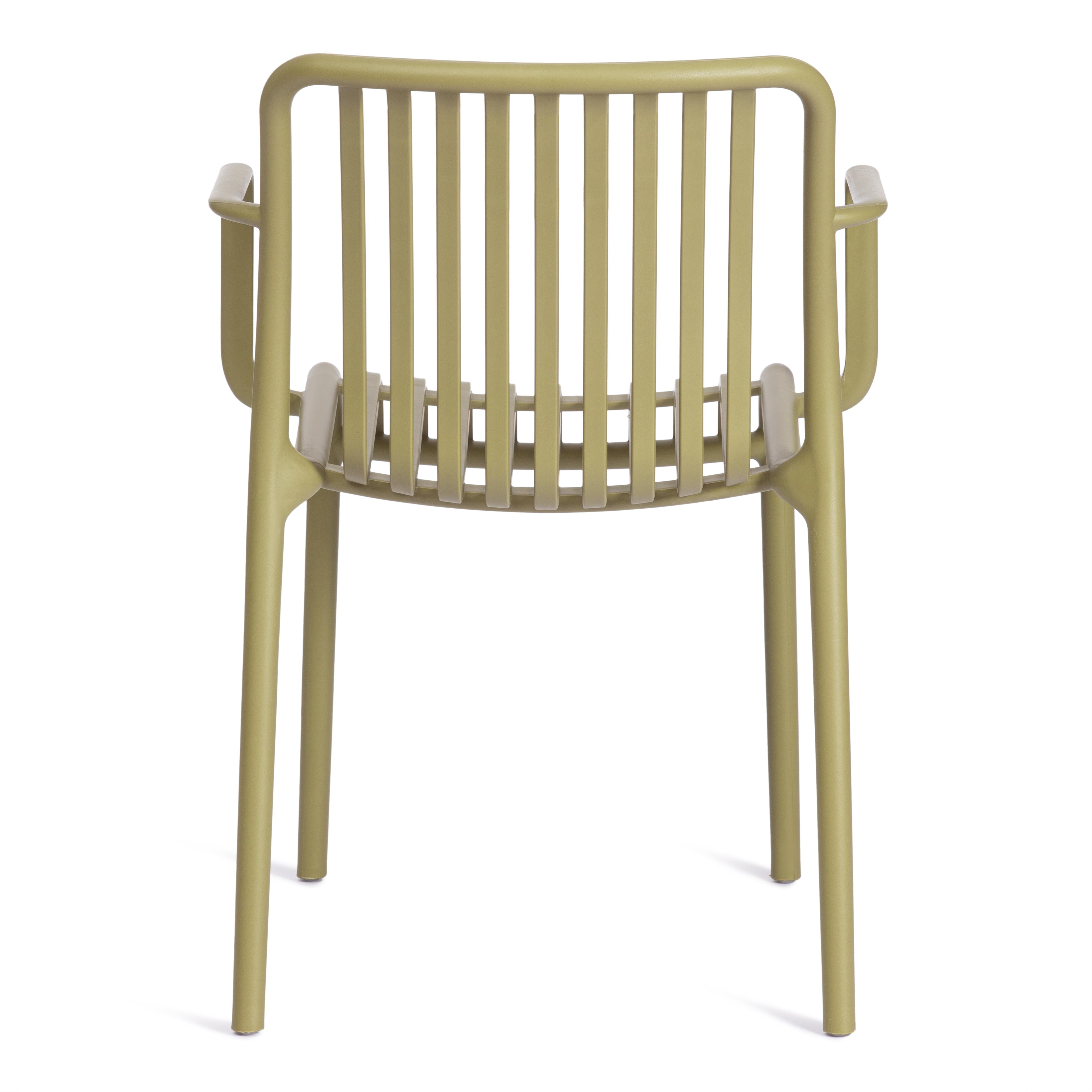 Кресло LANCASTER (mod. 38-1) пластик, 55.5 х 58 х 80 см, Pale green (бледно-зеленый) 33513