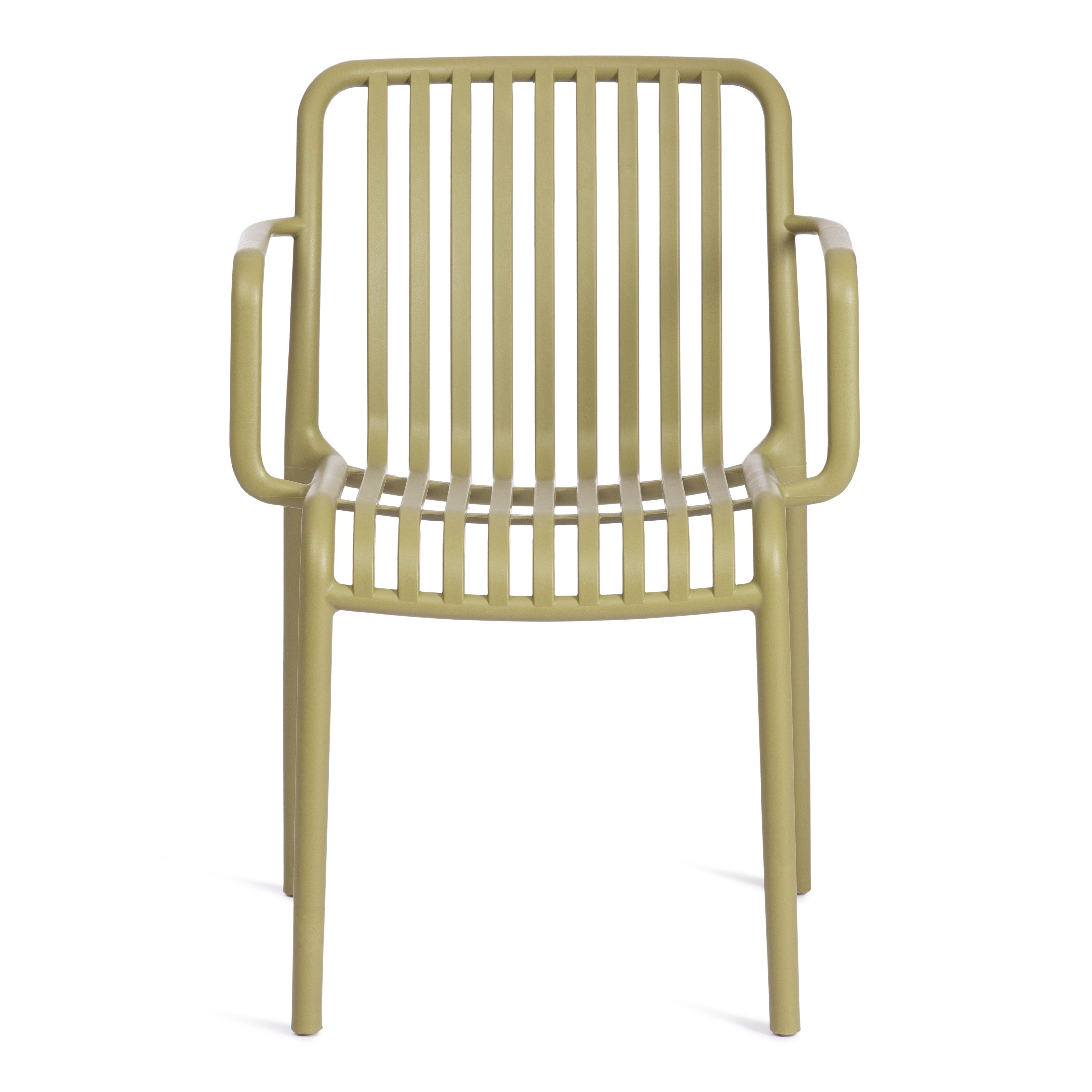 Кресло LANCASTER (mod. 38-1) пластик, 55.5 х 58 х 80 см, Pale green (бледно-зеленый) 33513