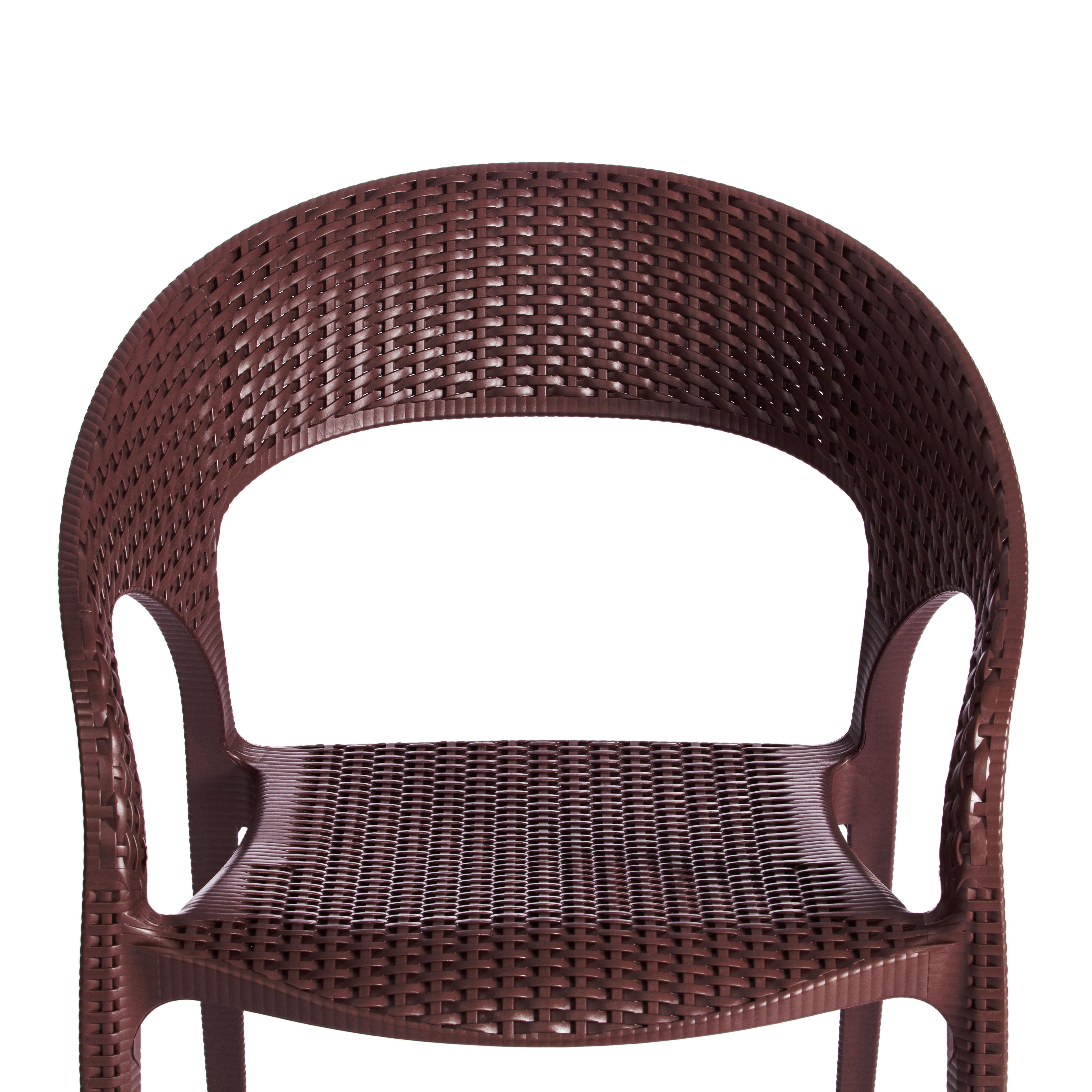 Кресло TINTO (mod. PC59) пластик,  60 х 63 х 83 см, Brown (коричневый) 14