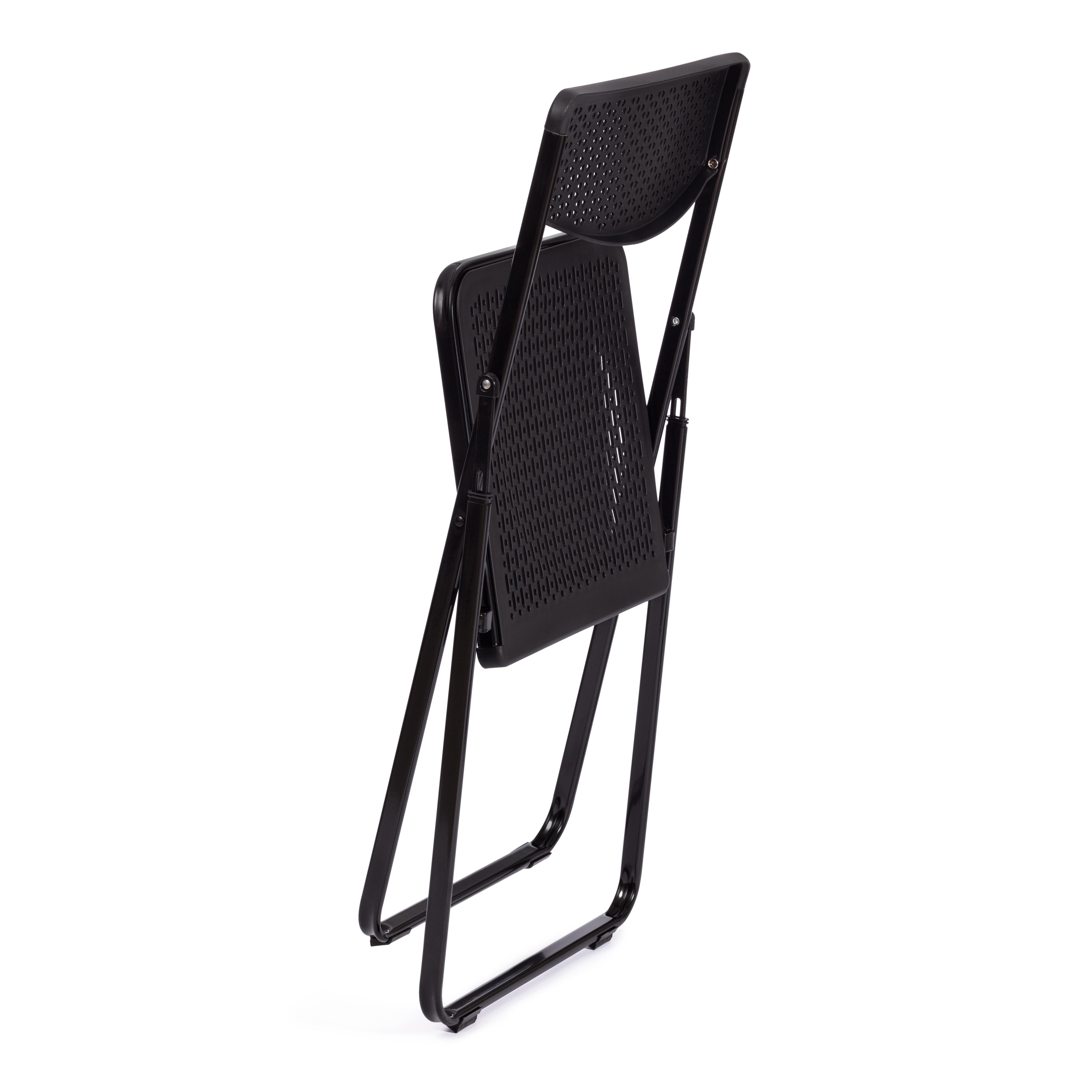 Стул складной FOLDER (mod. 3016) каркас: металл, сиденье/спинка: пластик, 48,5 х 48 х 82,5 см, black (черный)