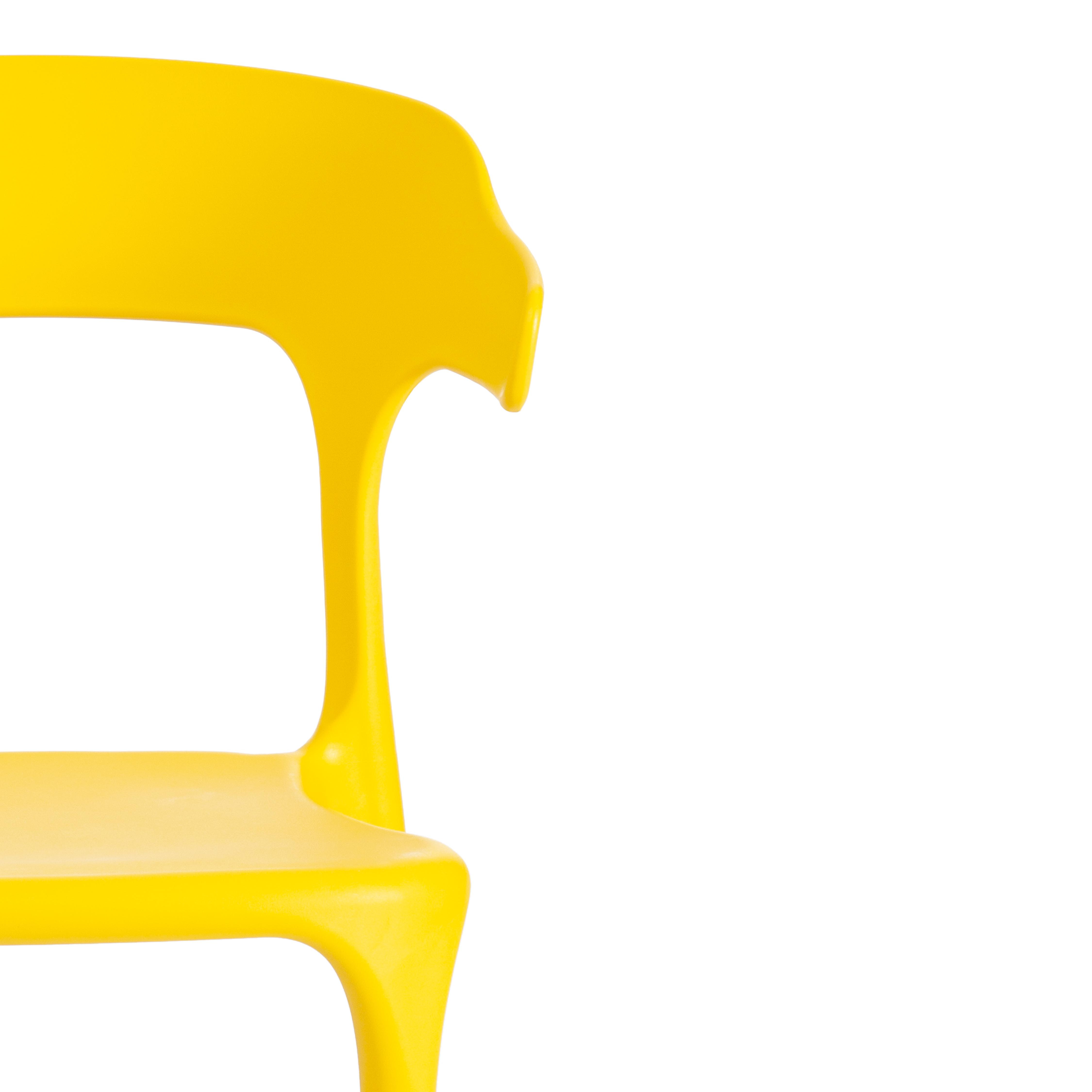 Стул TON (mod. PC33) пластик, 49 x 52 x 74 см, Yellow (Желтый) 11