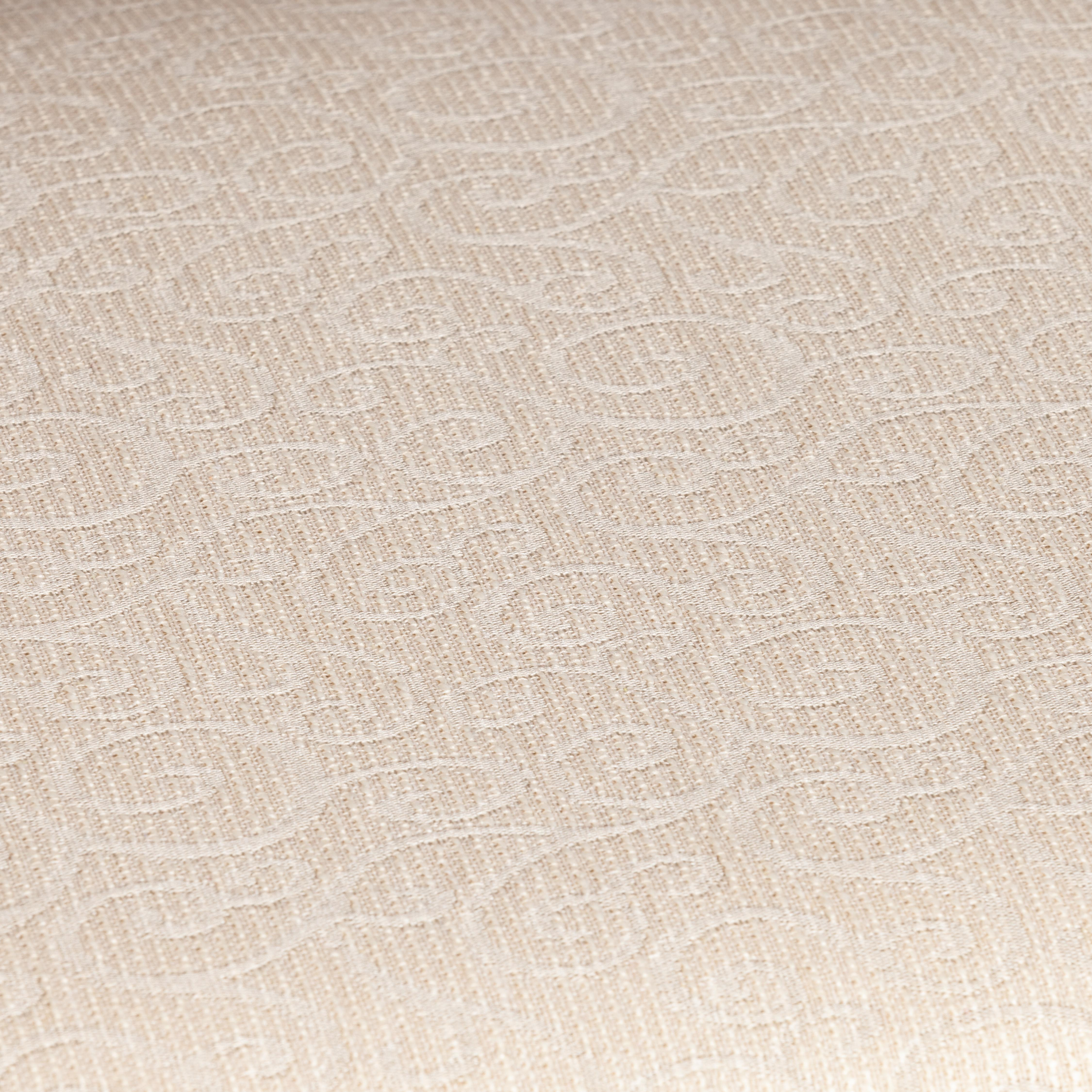 Стул - Афродита/ Aphrodite дерево гевея, 46х54х99см, Ivory white, ткань кремовая с рисунком (А04)