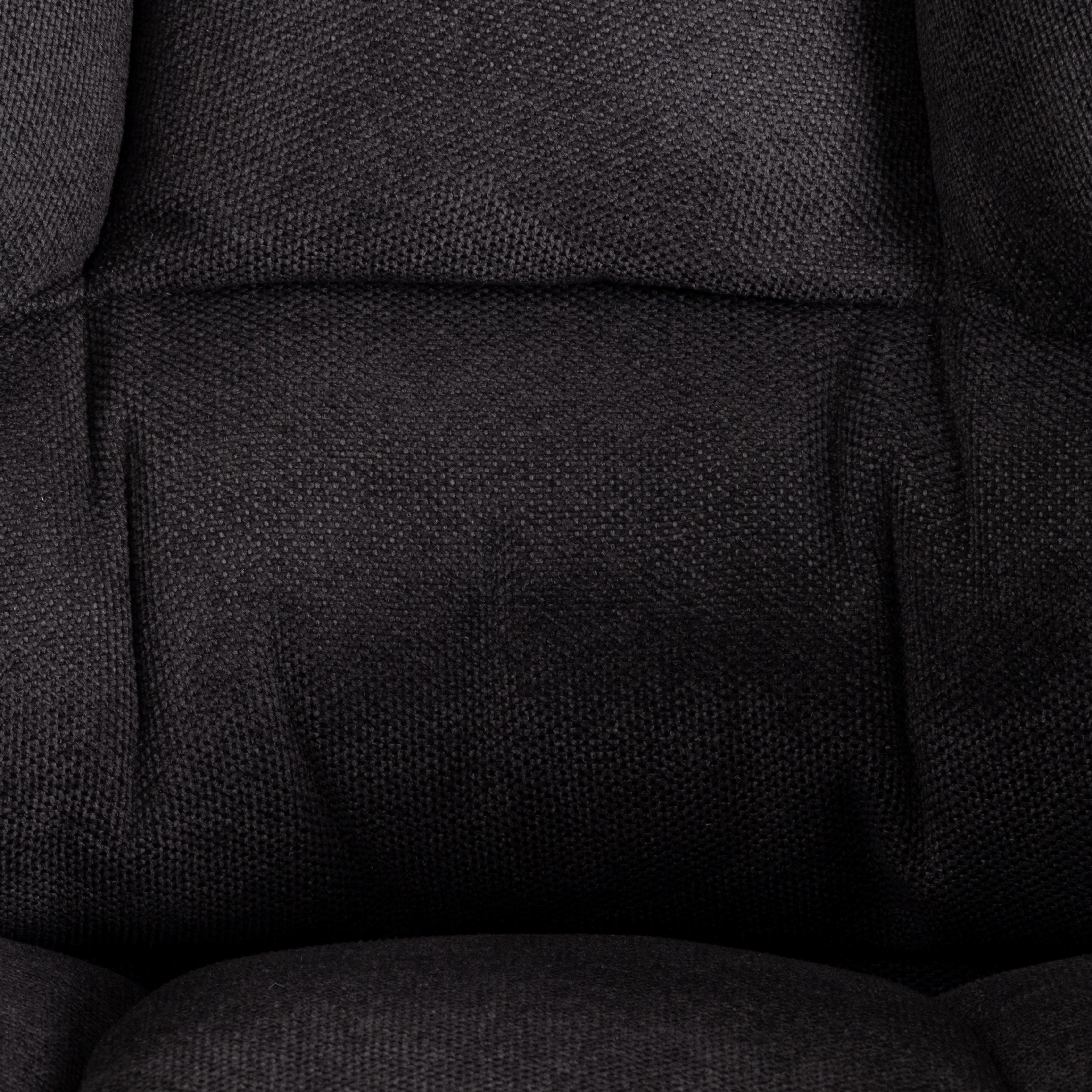 Кресло BROOKLYN ткань, черный