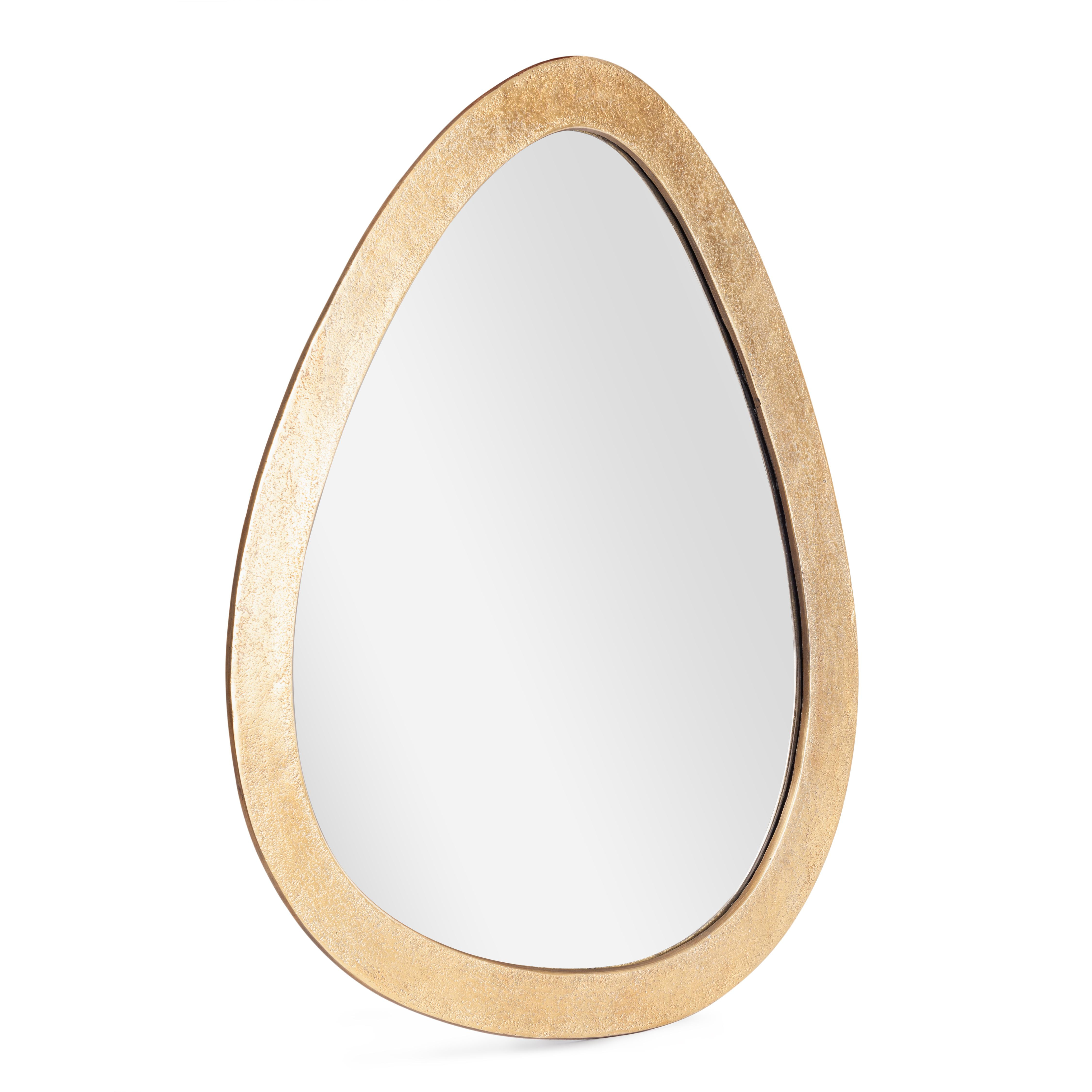 Зеркало Secret De Maison EGG ( mod. LS-0167 ) металл: аллюминий, стекло, мдф,  78 х 61 х 5 см, золотой