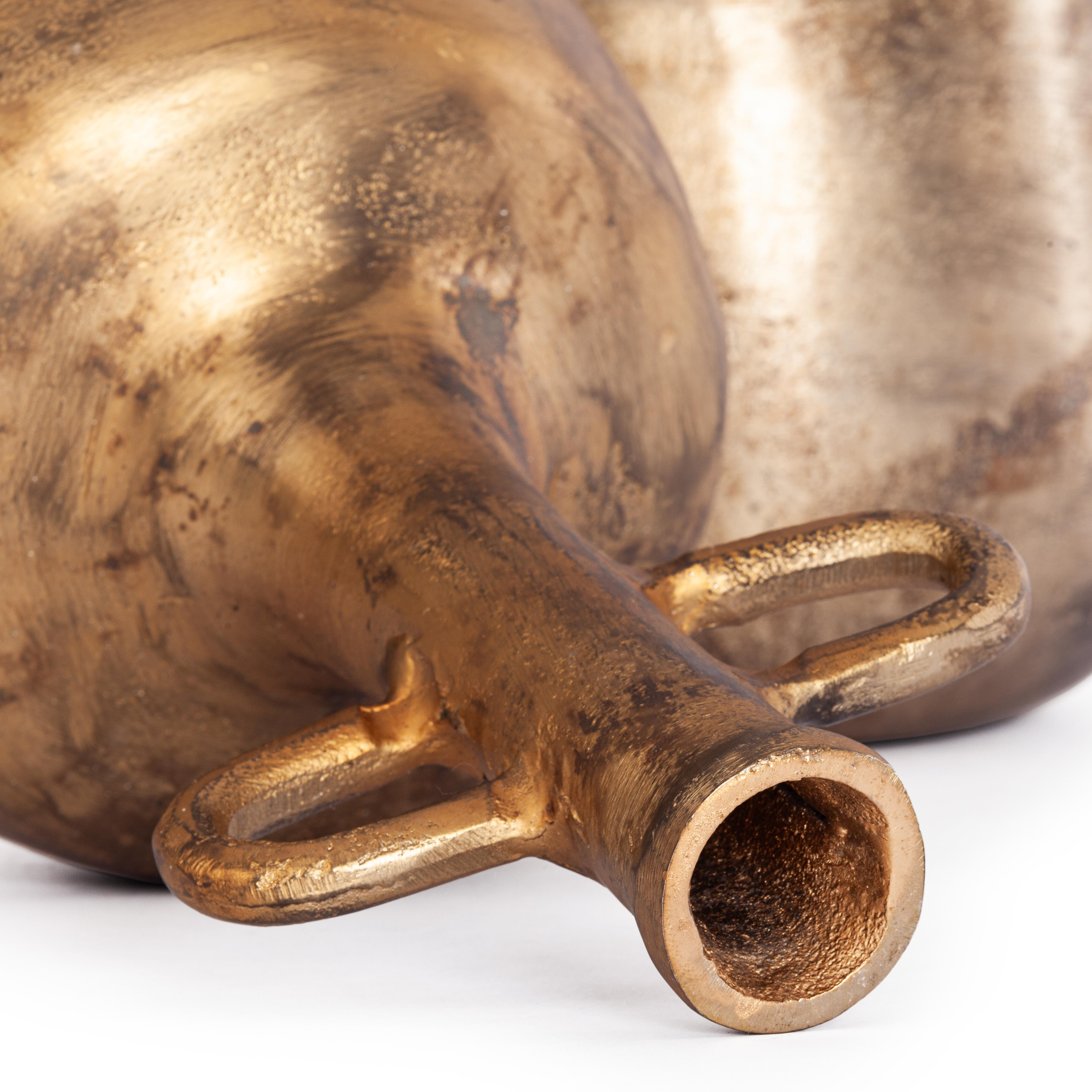 Набор ваз Secret De Maison LAGINI ( mod. LS-0226 ) металл: аллюминий, 4 х 15 х 27 см, 5 х 17 х 32 см, золотой