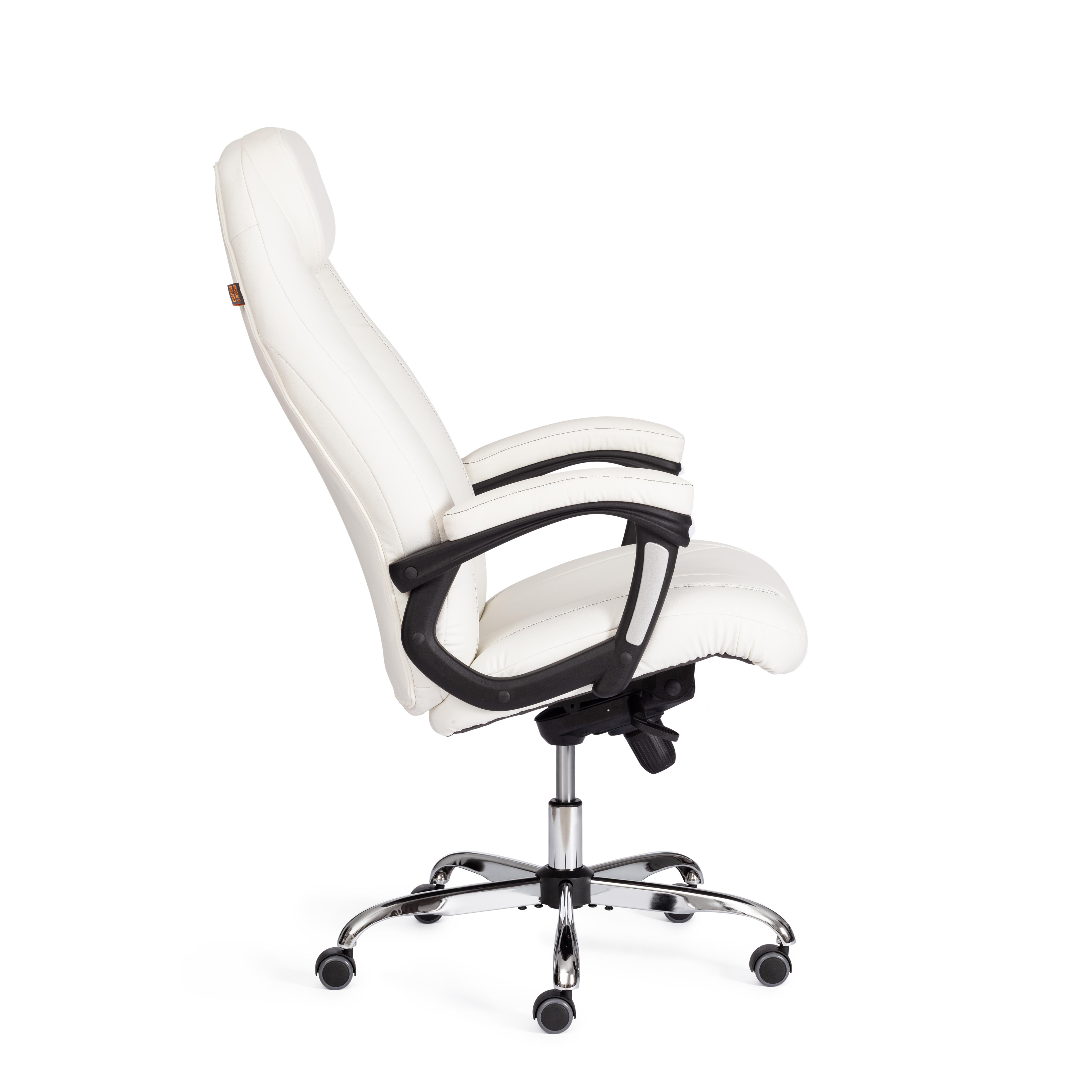 Кресло BOSS Lux кож/зам, белый, 36-01