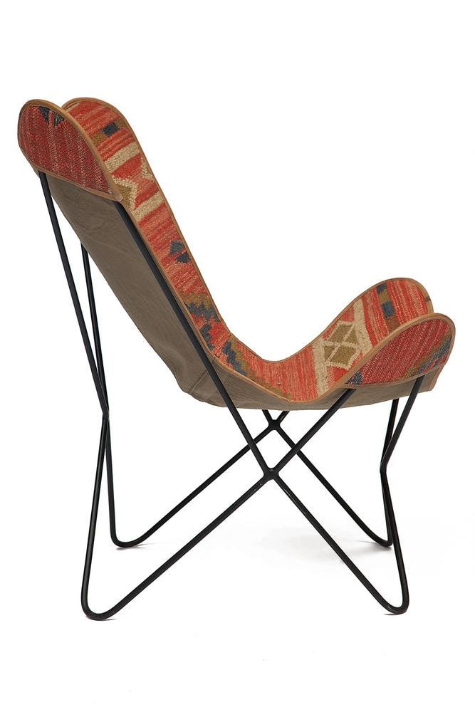 Кресло Secret De Maison NEWTON KILIM ( mod. 959 ) металл/килим, 75*87*86 см, этническая роспись