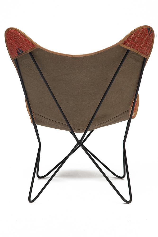 Кресло Secret De Maison NEWTON KILIM ( mod. 959 ) металл/килим, 75*87*86 см, этническая роспись