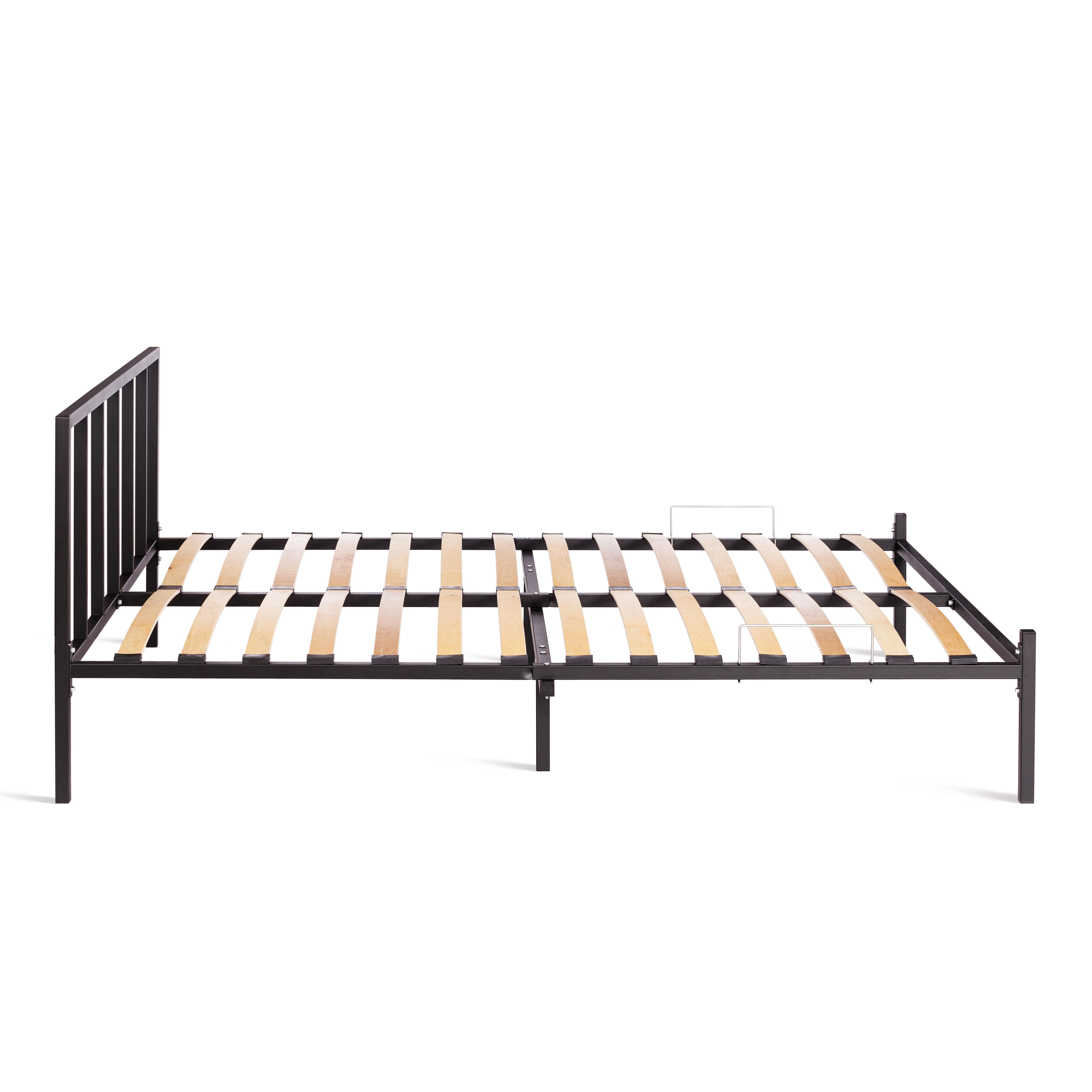 Кровать Bruno металл, 160*200 см, черный