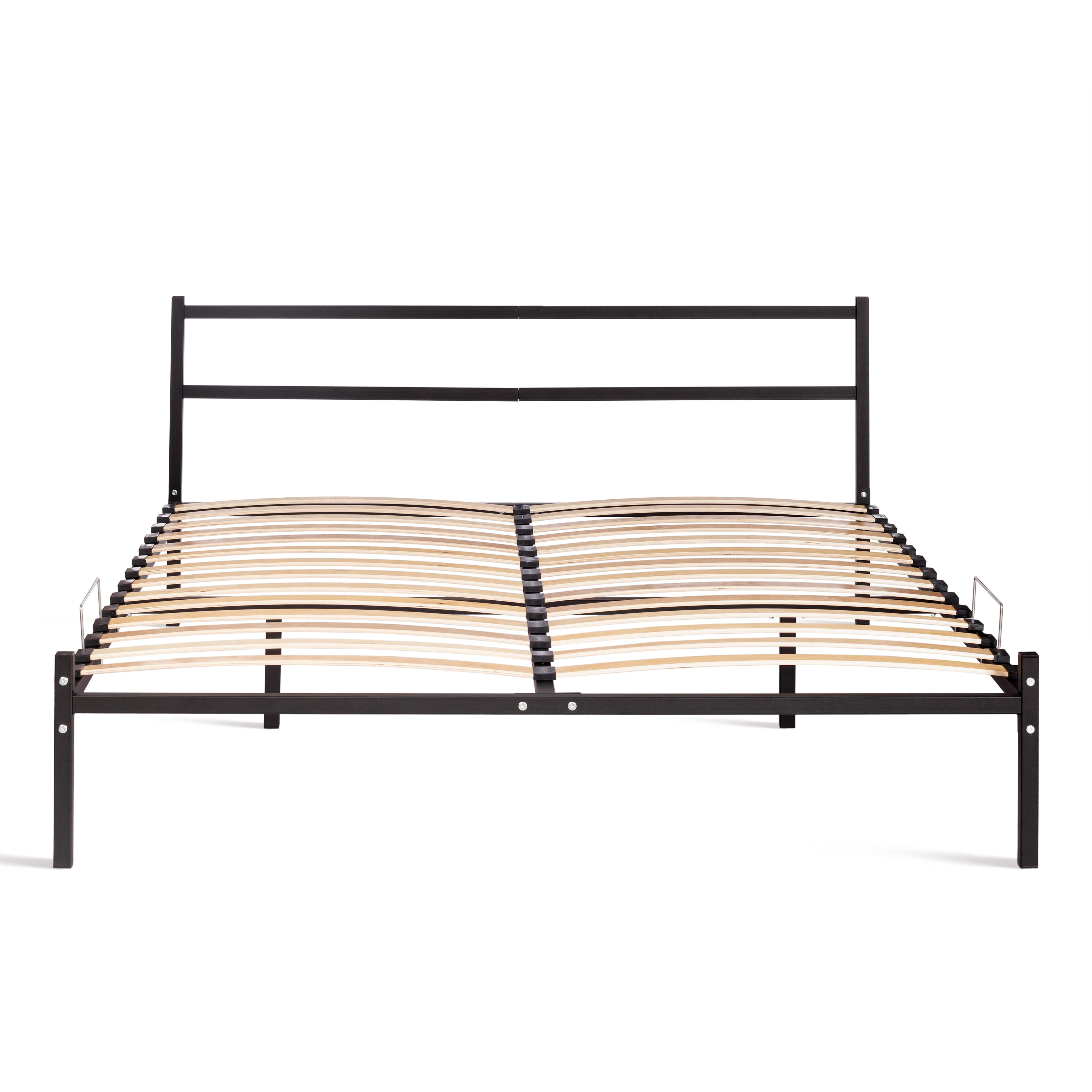 Кровать Marco металл, 160*200 см, черный