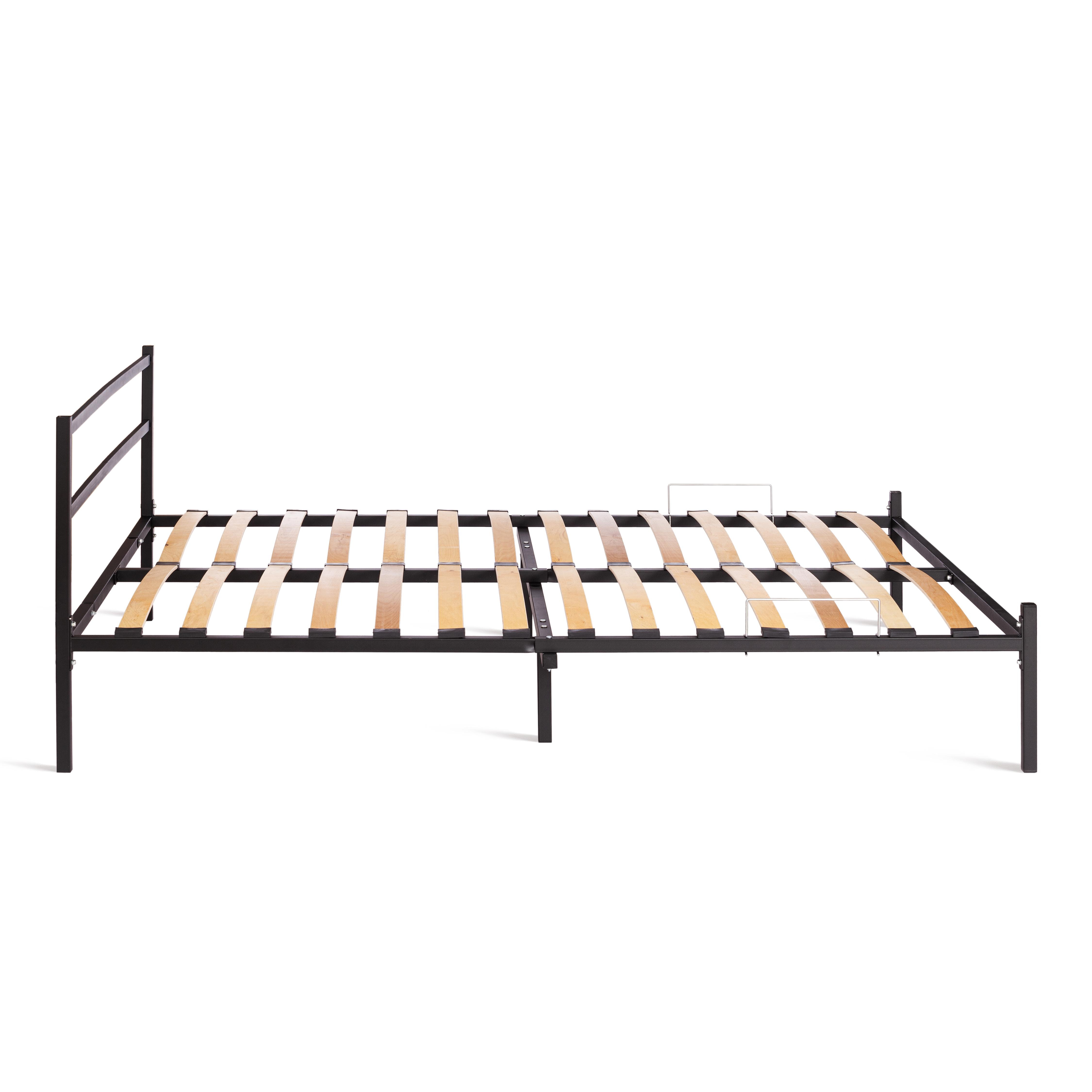 Кровать Marco металл, 160*200 см, черный