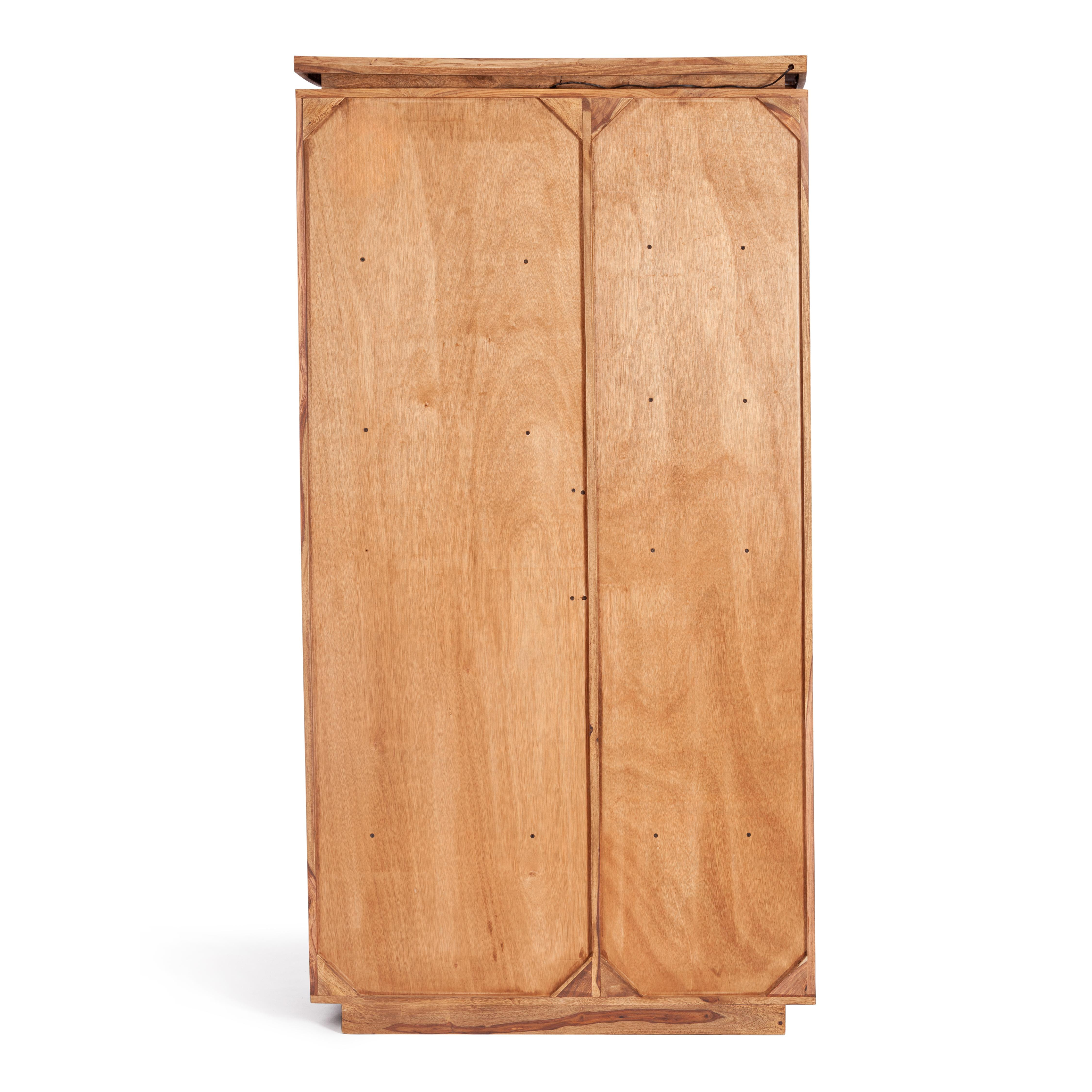 Шкаф-стеллаж Secret De Maison ROSEWOOD ( mod. 9805 ) палисандр/стекло, 100*45*192 см, Natural tinted (натуральный тонированный)
