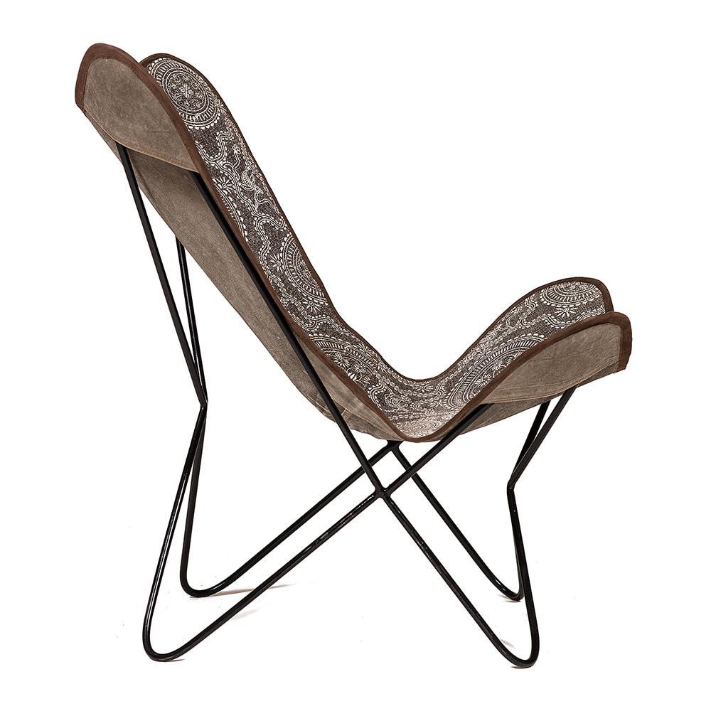 Кресло Secret De Maison NEWTON ( mod. М-17572) металл/ткань, 75х75х90см, черный