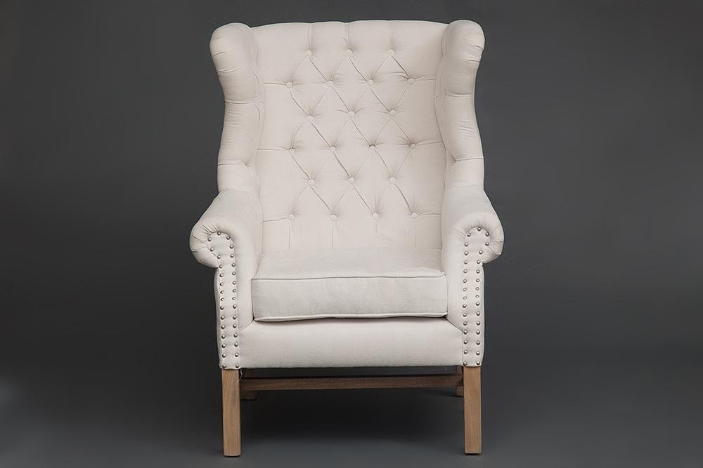Кресло Secret De Maison Langley (mod. CC1518) велюр, 113 х84х95см, слоновая кость /Miss-01