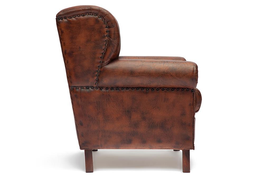 Кресло Secret De Maison CHEROKEE ( mod. M-9001 ) кожа буйвола, 82х78х90см, коричневый