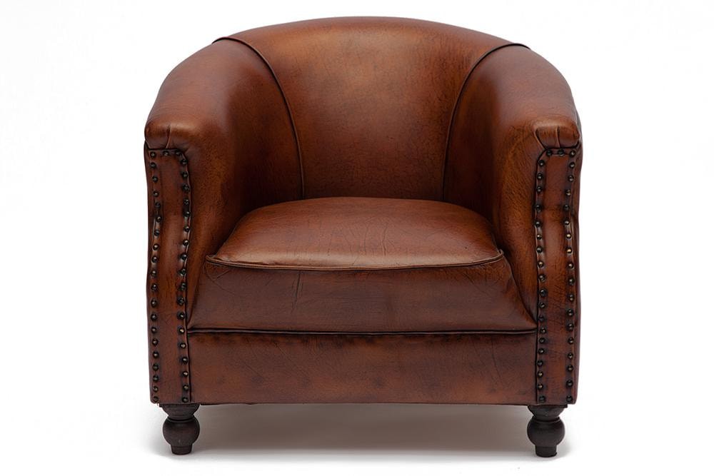 Кресло Secret De Maison YORK ( mod. M-4712 ) кожа буйвола,  72 х81х73см, коричневый
