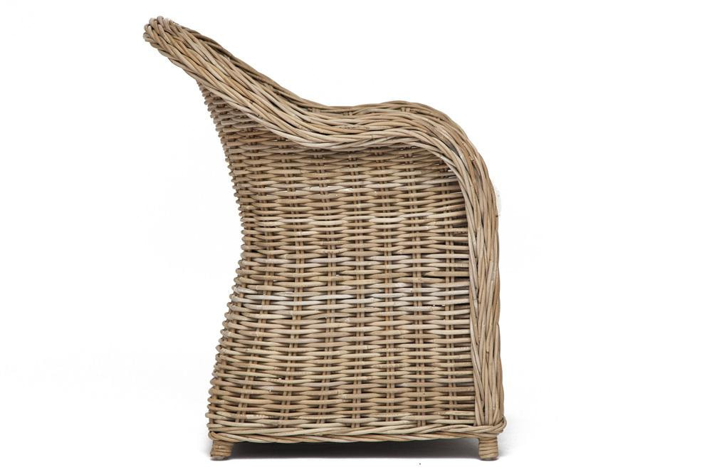 Кресло Secret De Maison MAISON (c подушкой) натуральный ротанг, 63*66*85 см, натуральный серый/natural grey