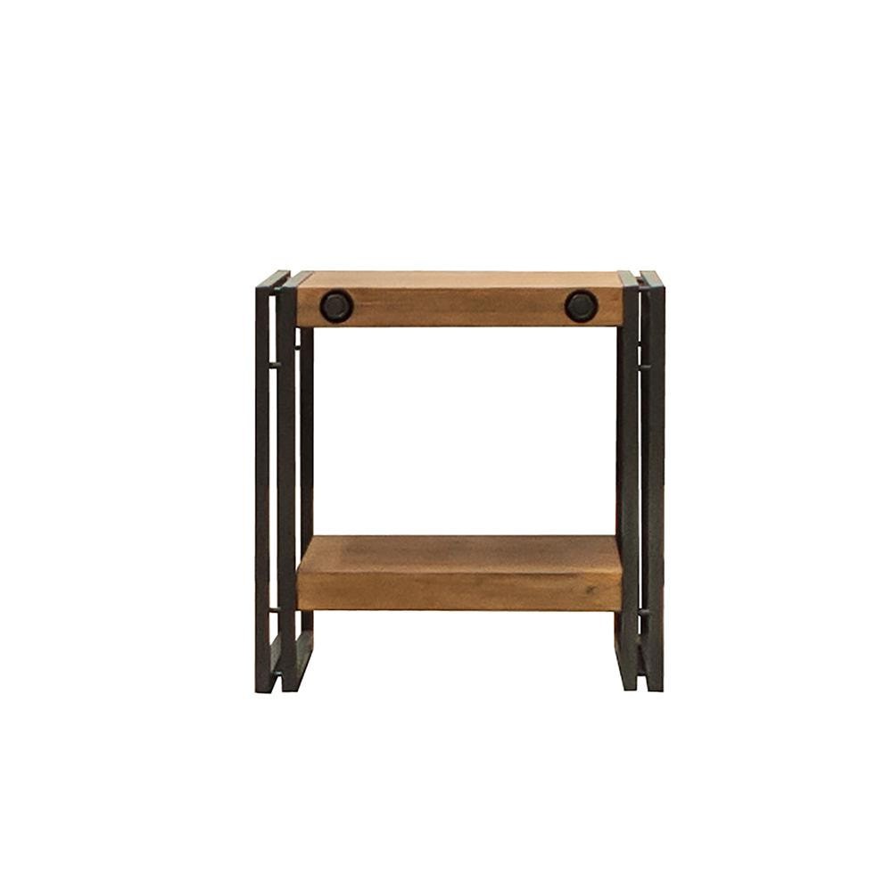 Столик Secret De Maison CITY ( mod. CTY L12 ) металл/дерево, 50х50х50 см, коричневый дым (smoke brown B034)