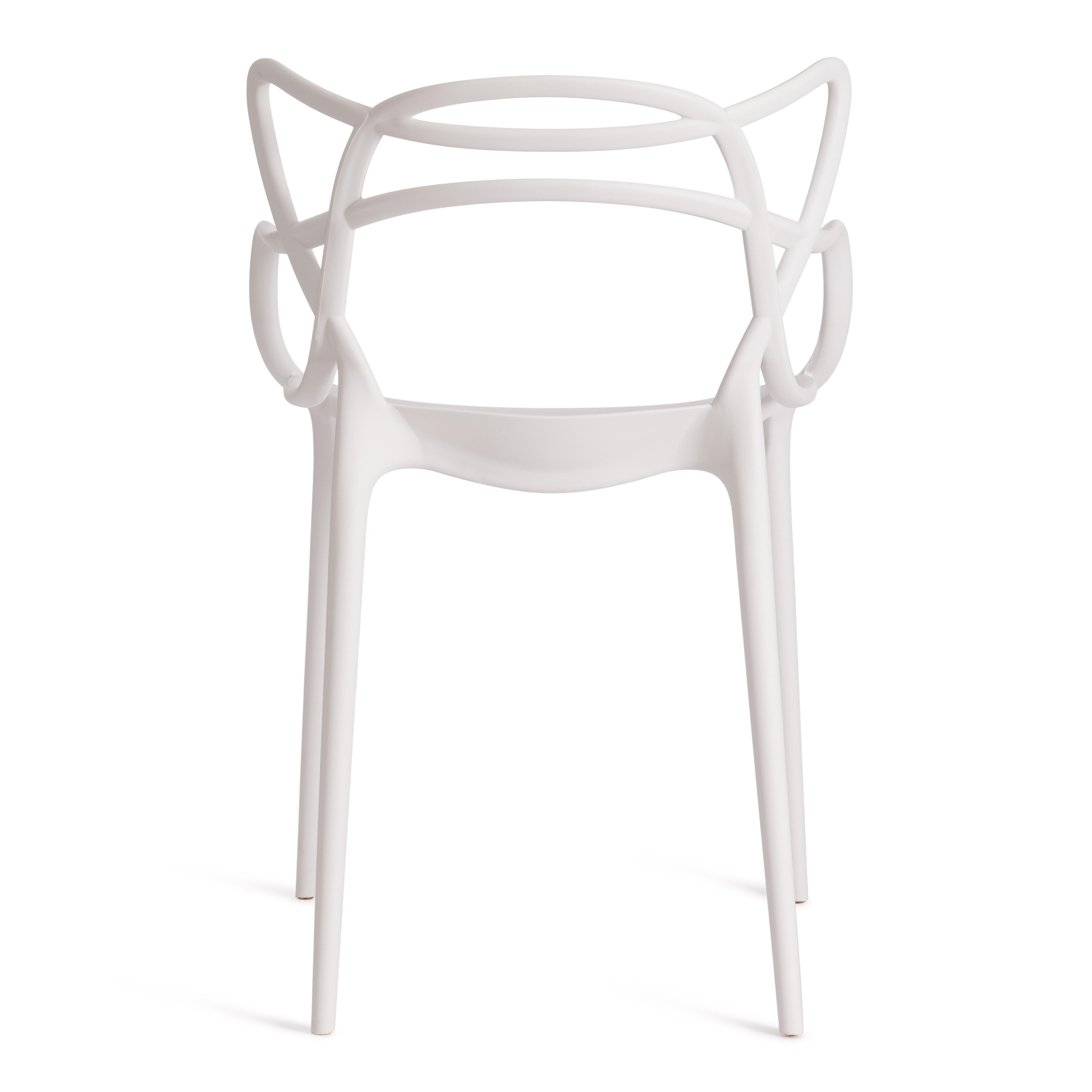 Стул Cat Chair (mod. 028) пластик, 53 x 59 x 82,5 см, белый (White C0057)