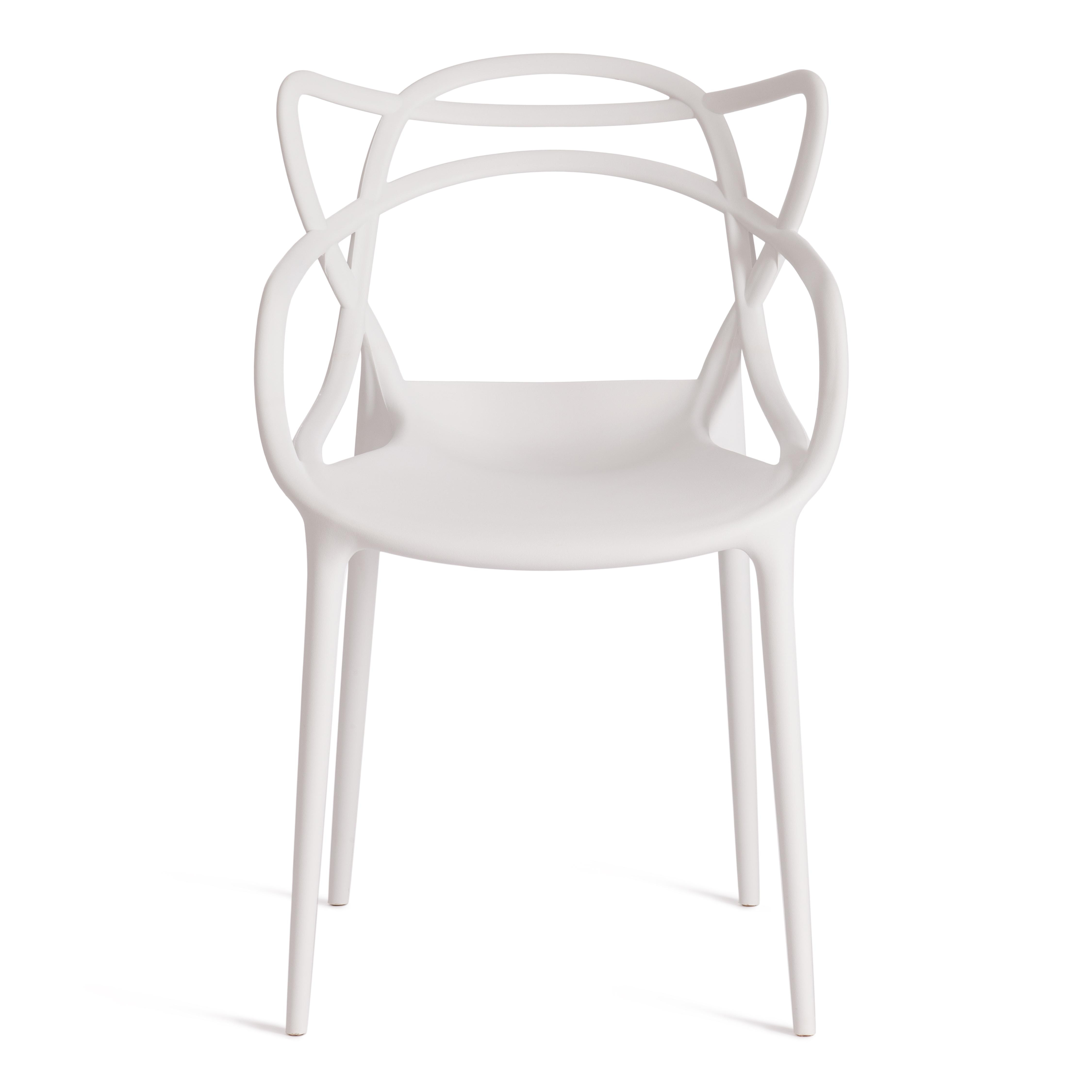 Стул Cat Chair (mod. 028) пластик, 53 x 59 x 82,5 см, белый (White C0057)