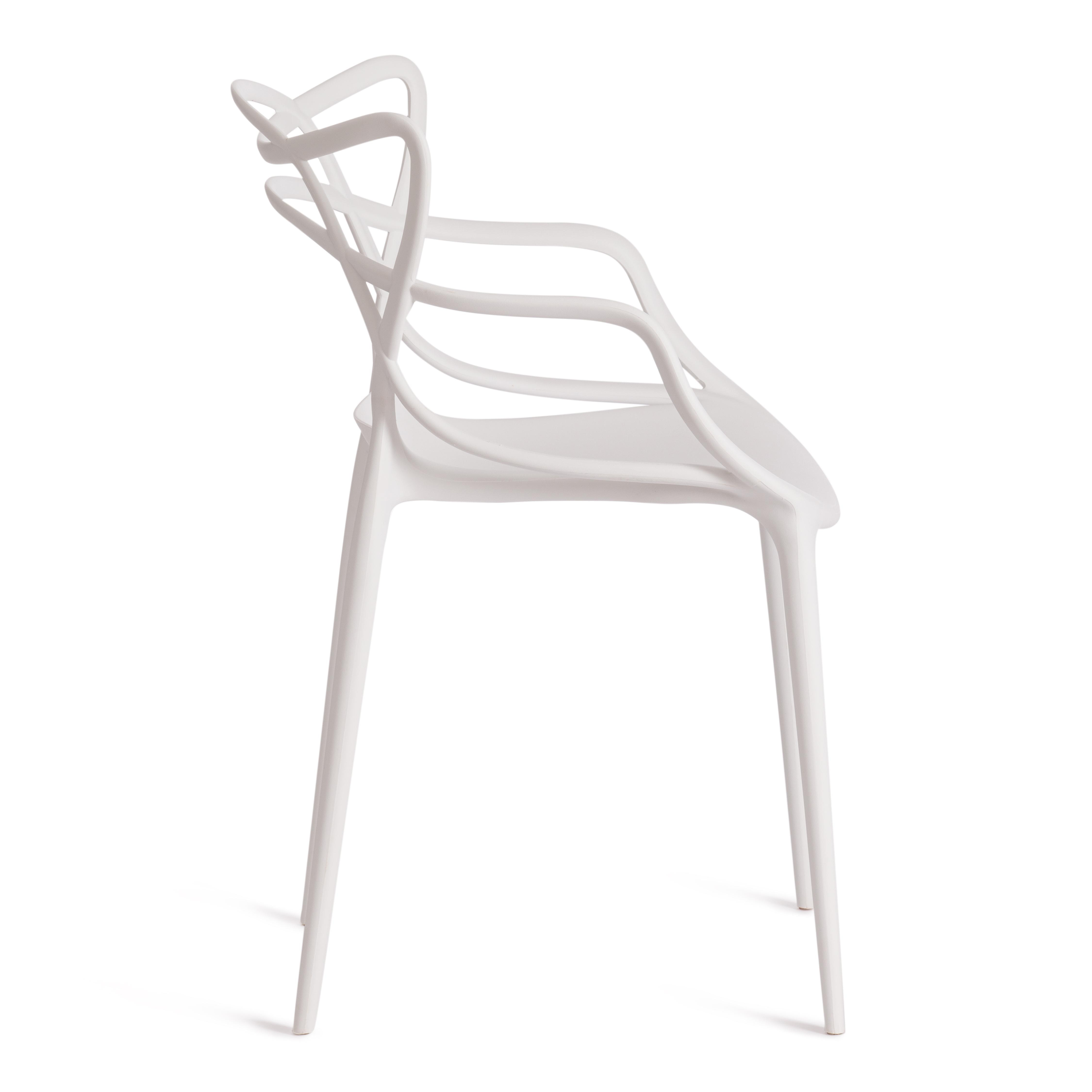 Стул Cat Chair (mod. 028) пластик, 53 x 59 x 82,5 см, белый (White C0057)