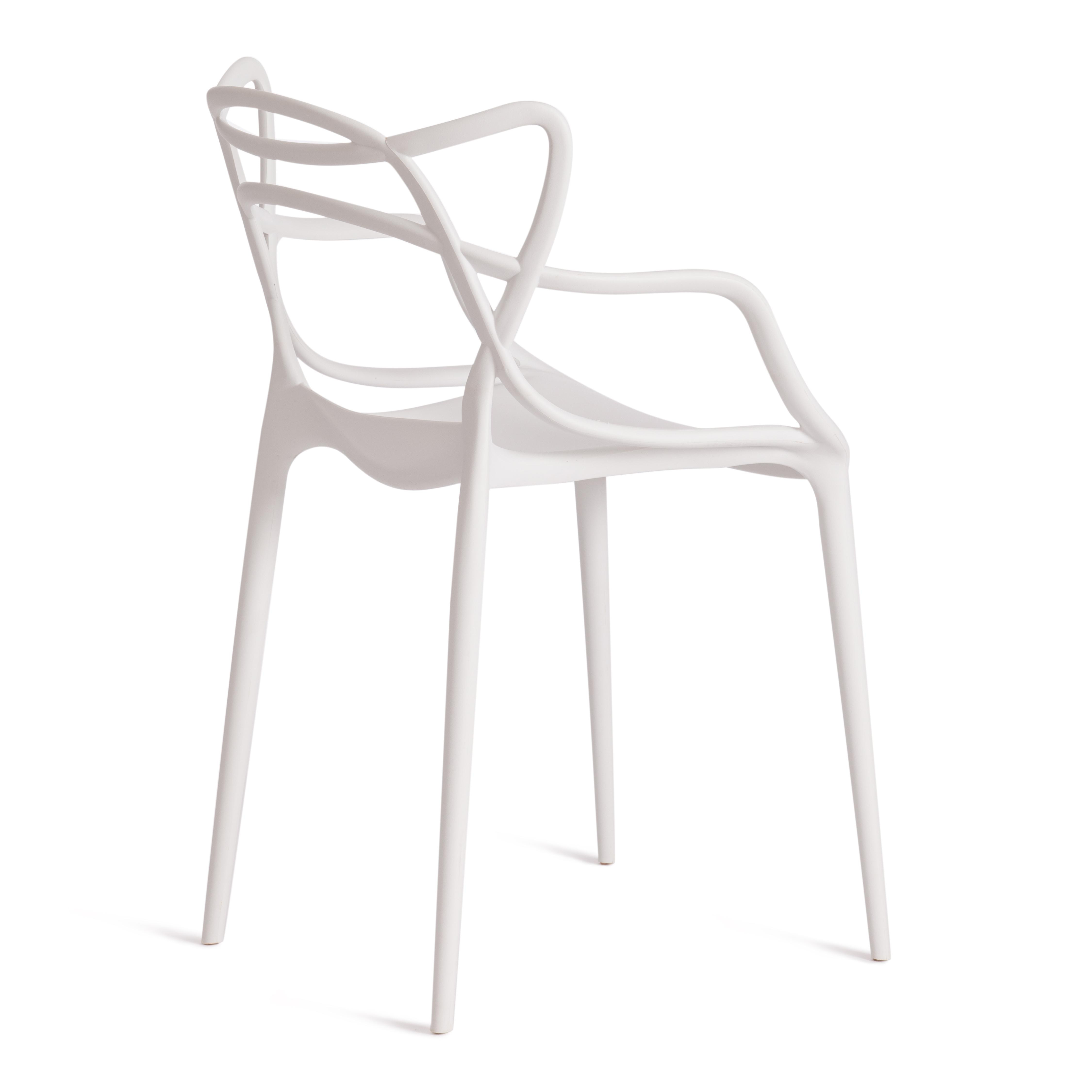 Стул Cat Chair (mod. 028) пластик, 53 x 59 x 82,5 см, белый (White C0057)