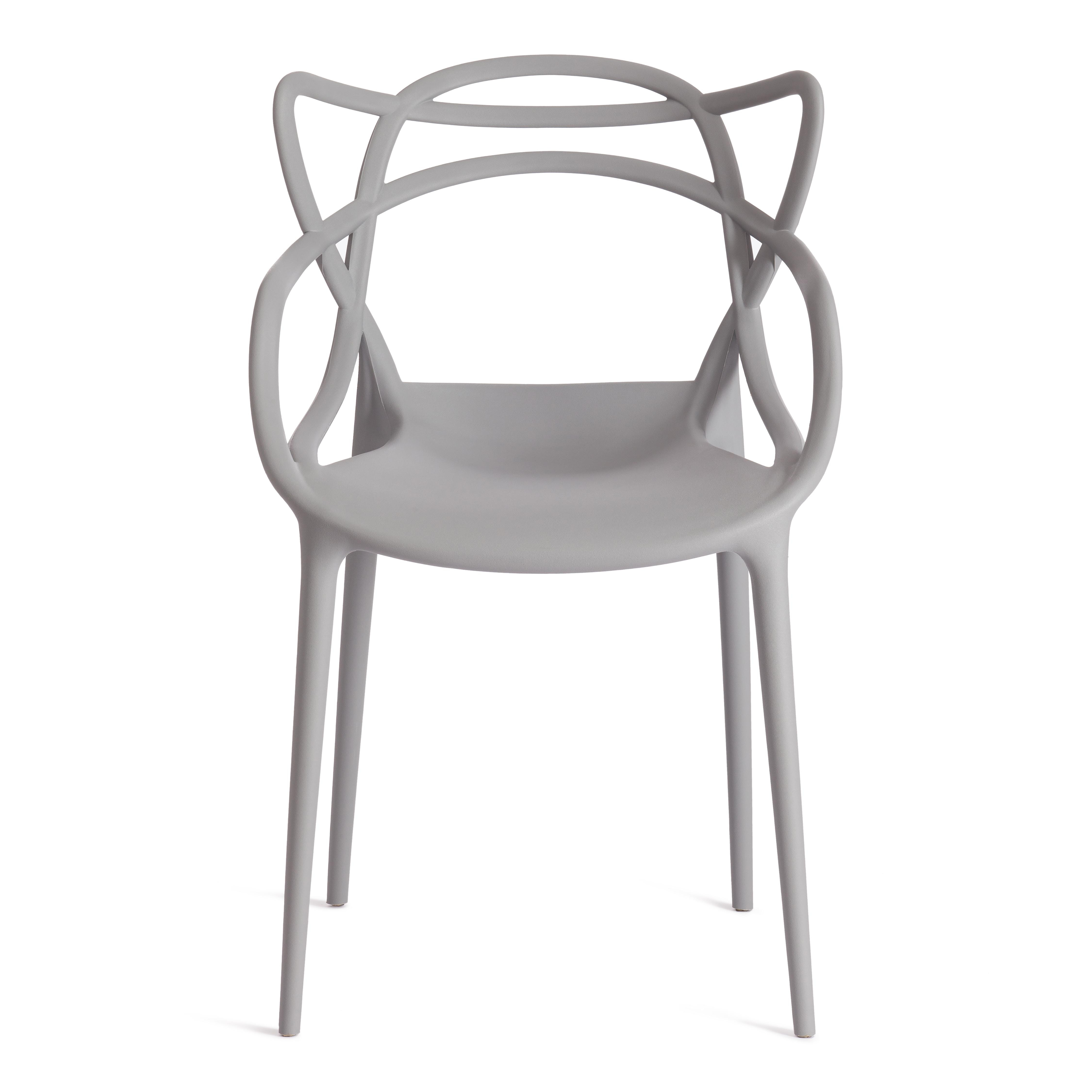 Стул Cat Chair (mod. 028) пластик, 53 x 59 x 82,5 см, темно-серый (Dark grey NX-GR-20)