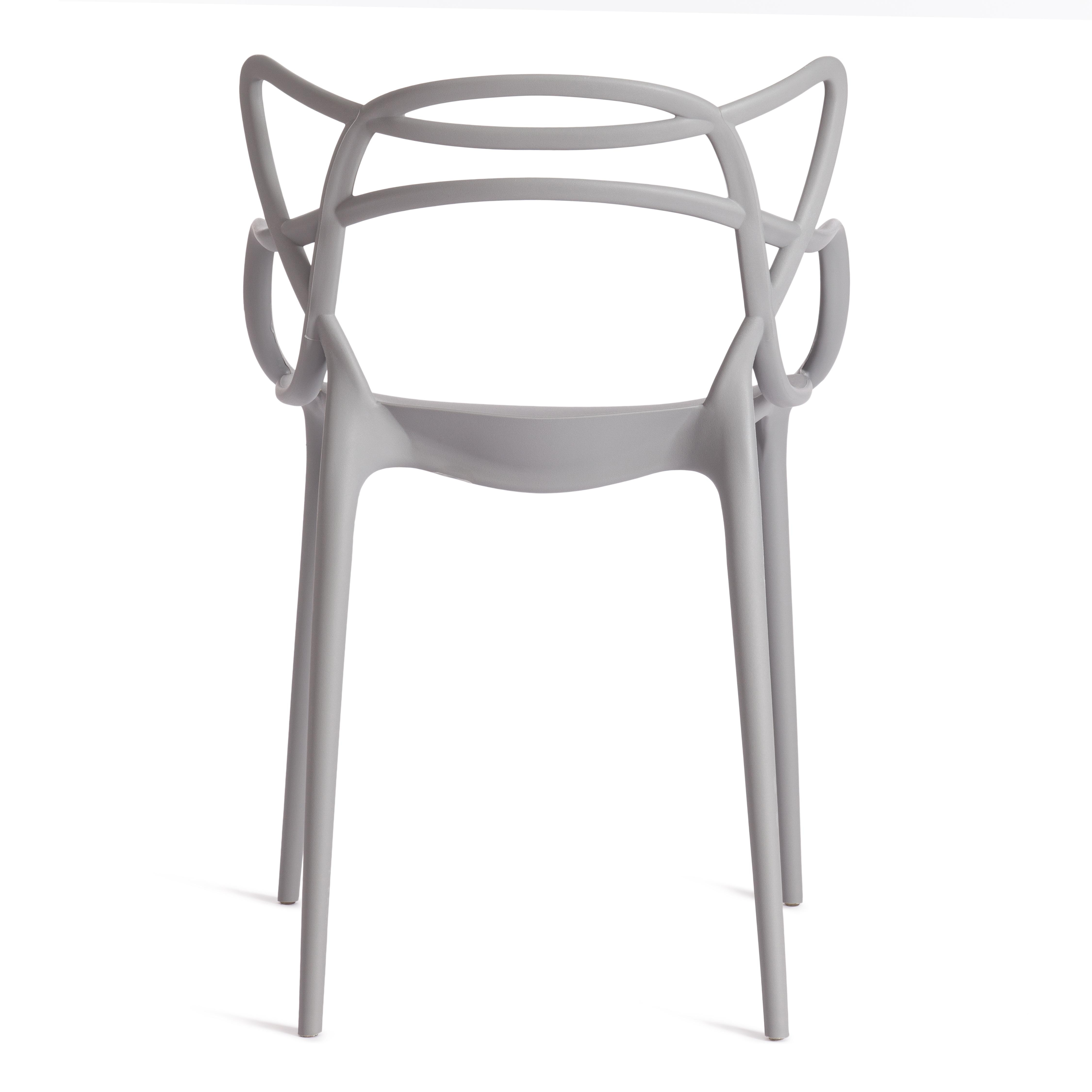 Стул Cat Chair (mod. 028) пластик, 53 x 59 x 82,5 см, темно-серый (Dark grey NX-GR-20)