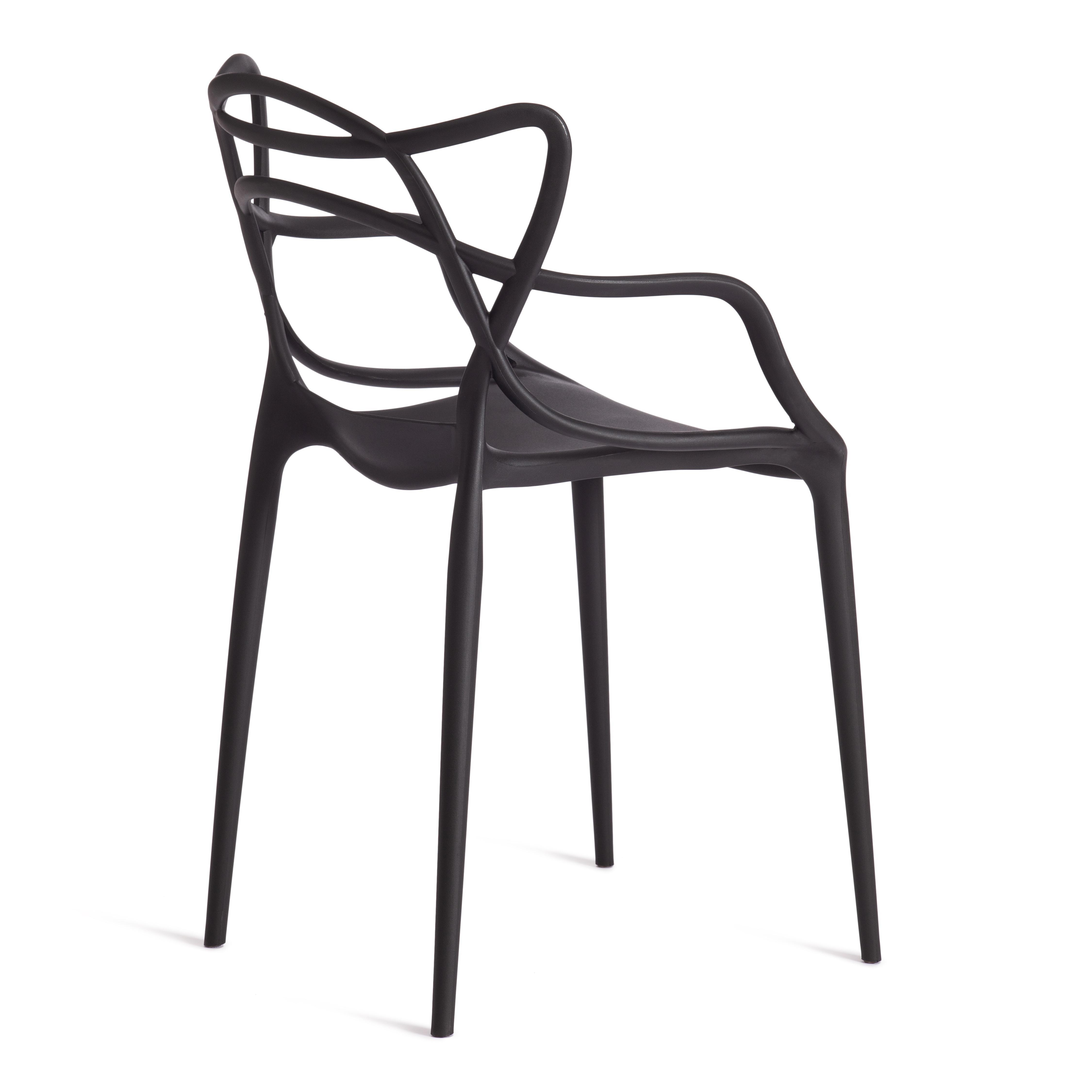 Стул Cat Chair (mod. 028) пластик, 53 x 59 x 82,5 см, черный (Black 3010)