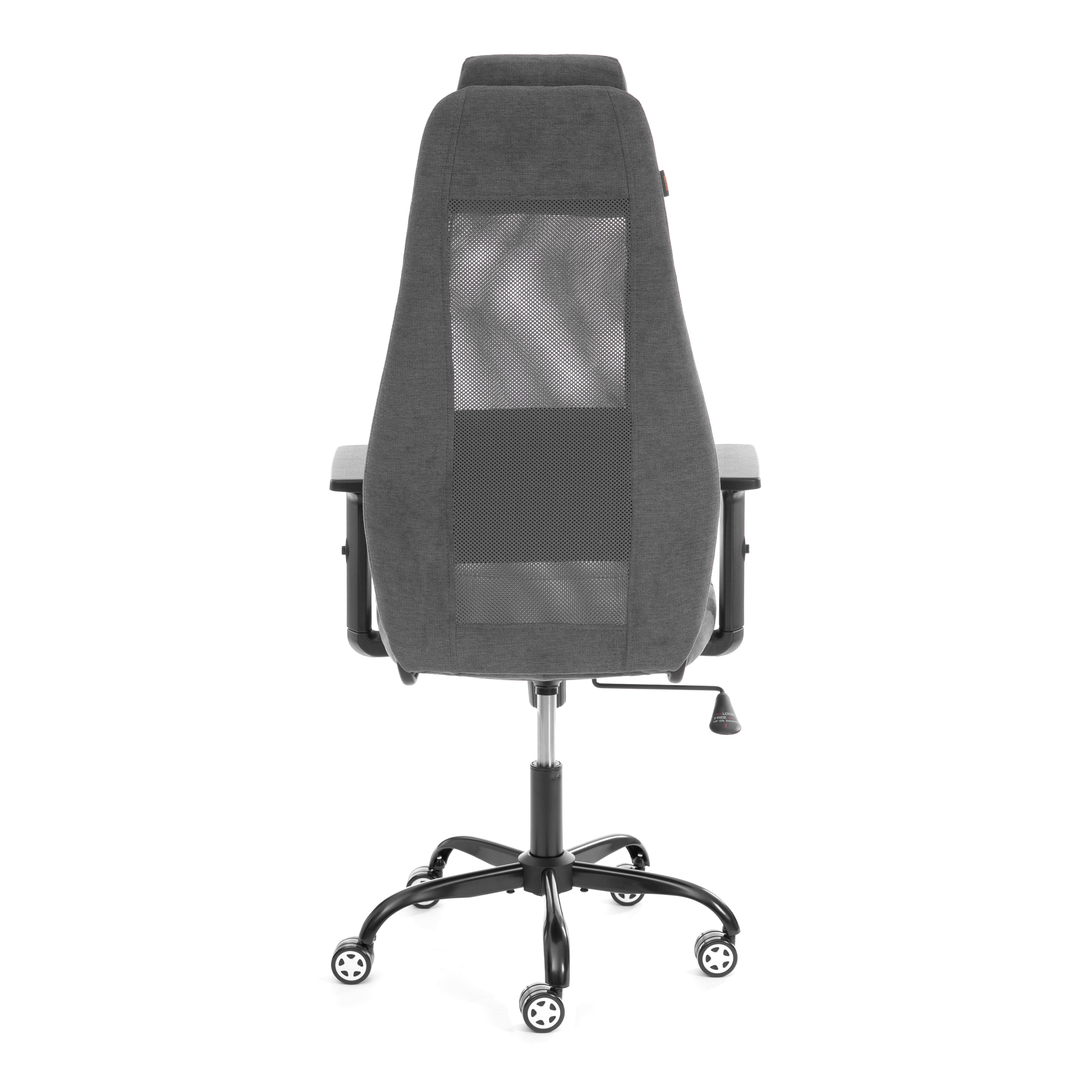 Кресло AVIATOR PLT metalBL ткань, серый, KUB 05/W-12