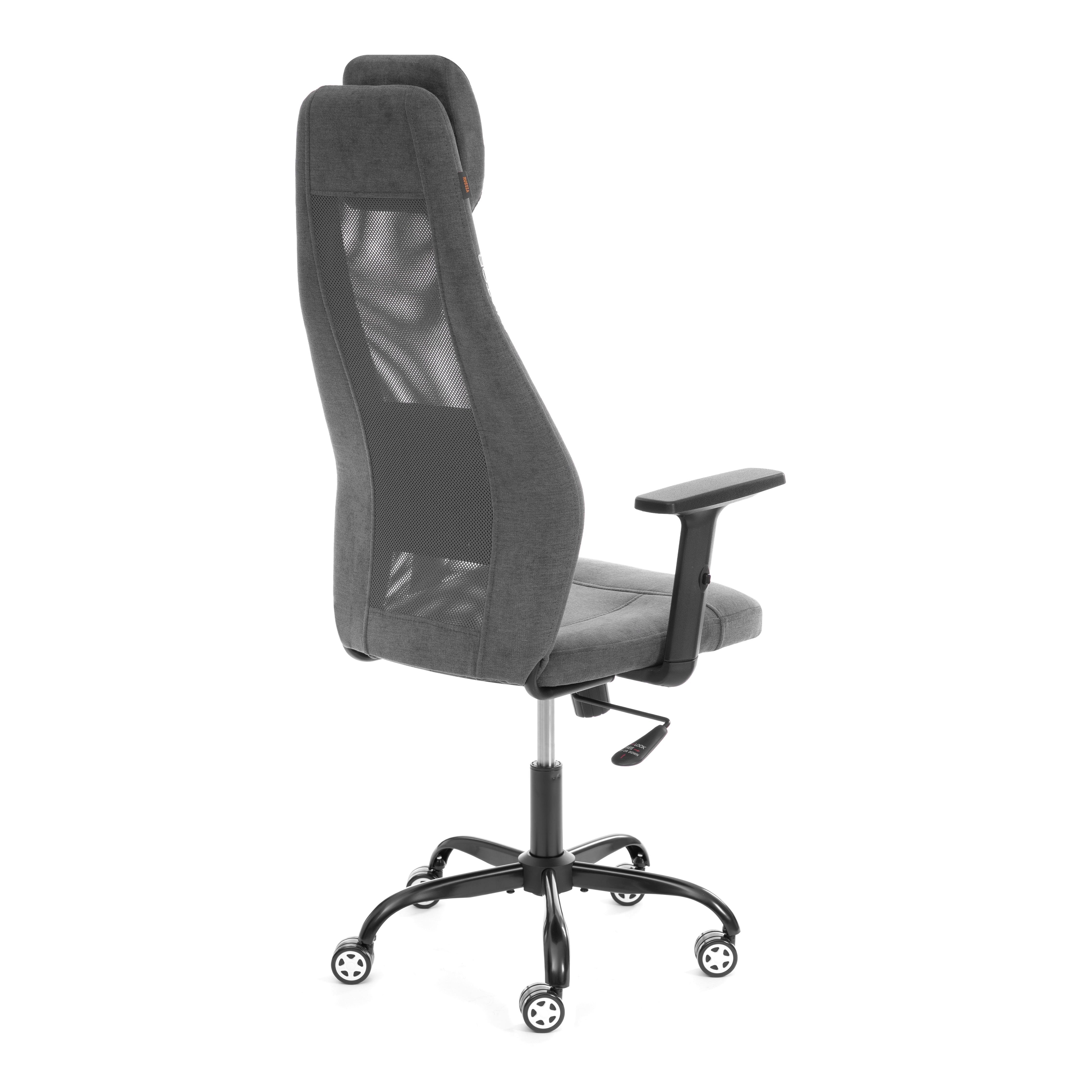 Кресло AVIATOR PLT metalBL ткань, серый, KUB 05/W-12