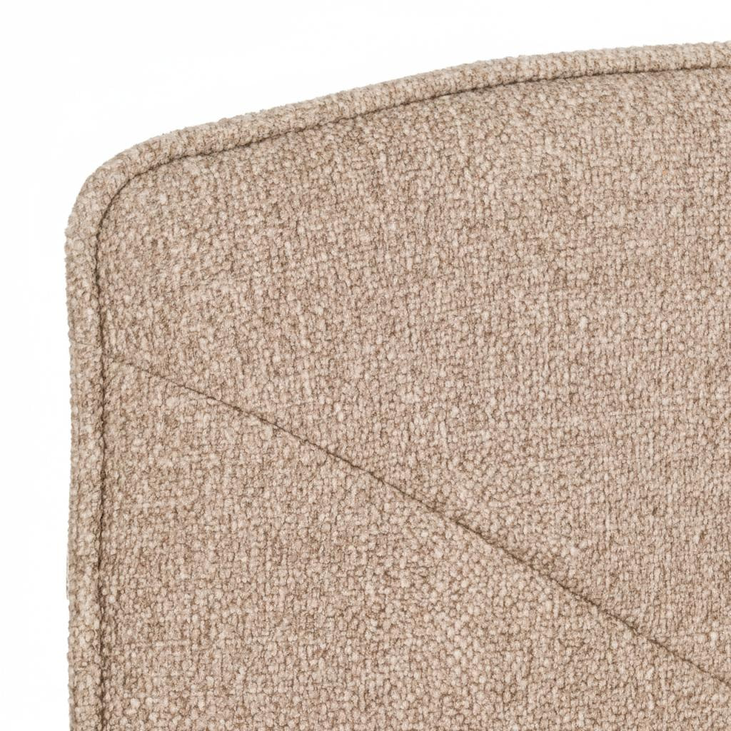 Кресло лаунж Cosmo велюр/букле, VT shape latte