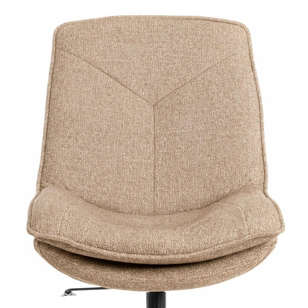 Кресло лаунж Cosmo велюр/букле, VT shape latte