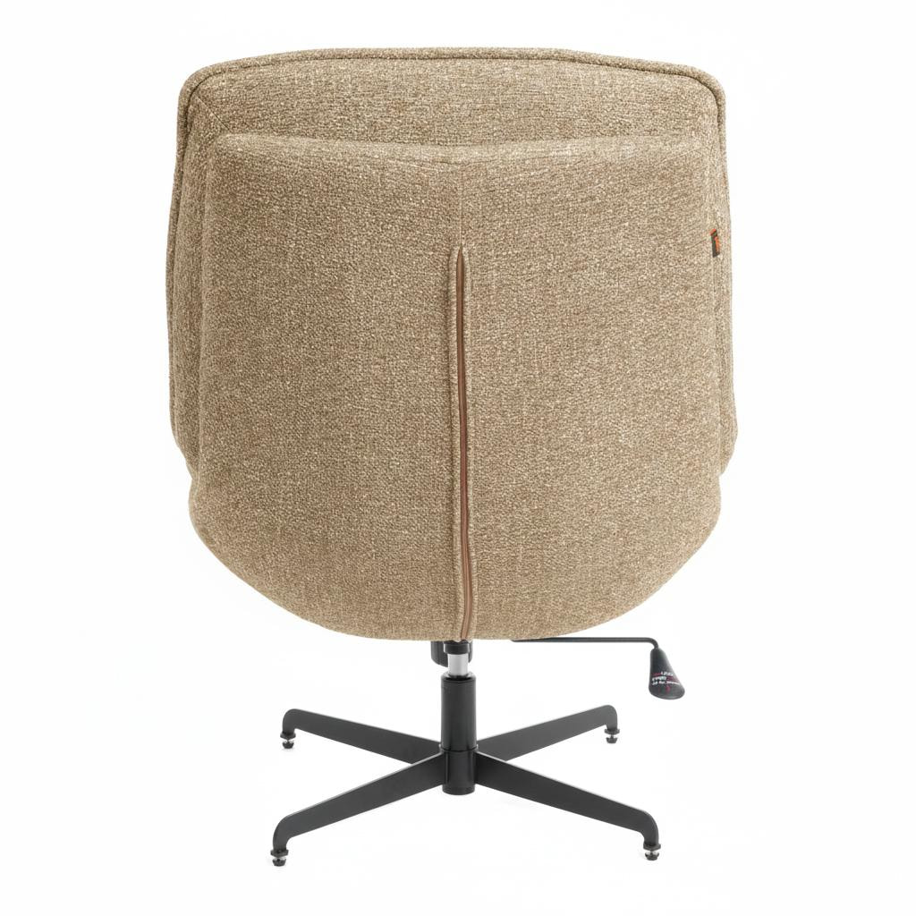 Кресло лаунж Cosmo велюр/букле, VT shape latte