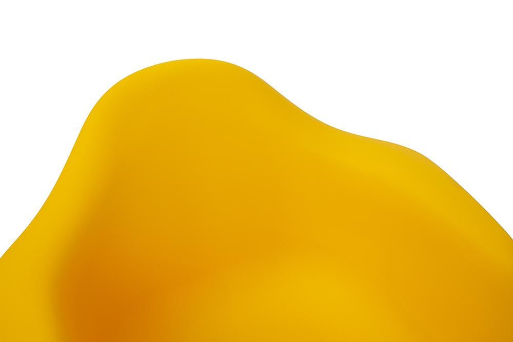 Кресло CINDY (EAMES) (mod. 919) дерево береза/металл/сиденье пластик, 60*62*79см, желтый/yellow with natural legs